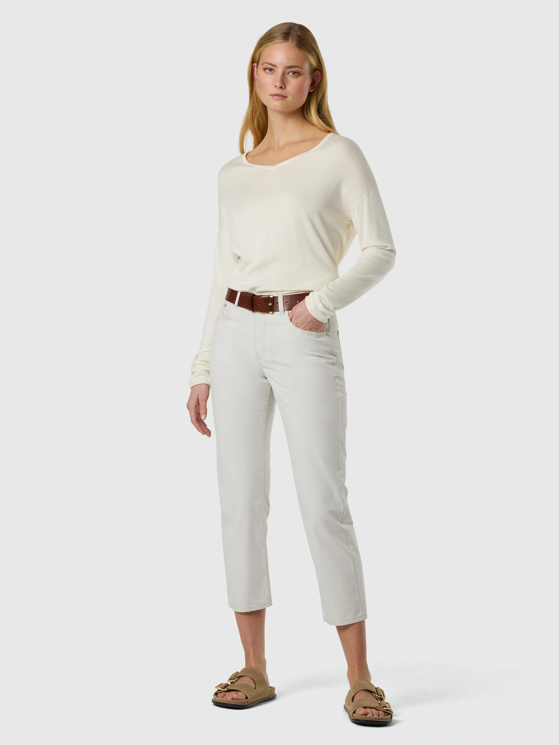 Cotton-TENCEL™ 5-pocket pants - Image 2