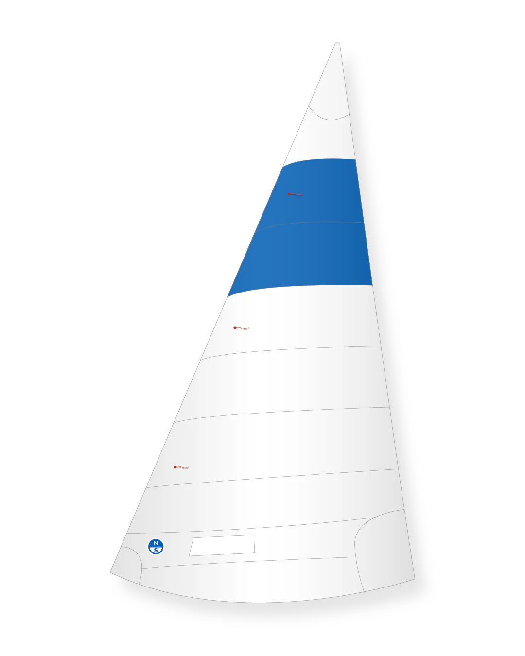 A 125 DINGHY CROSS CUT JIB