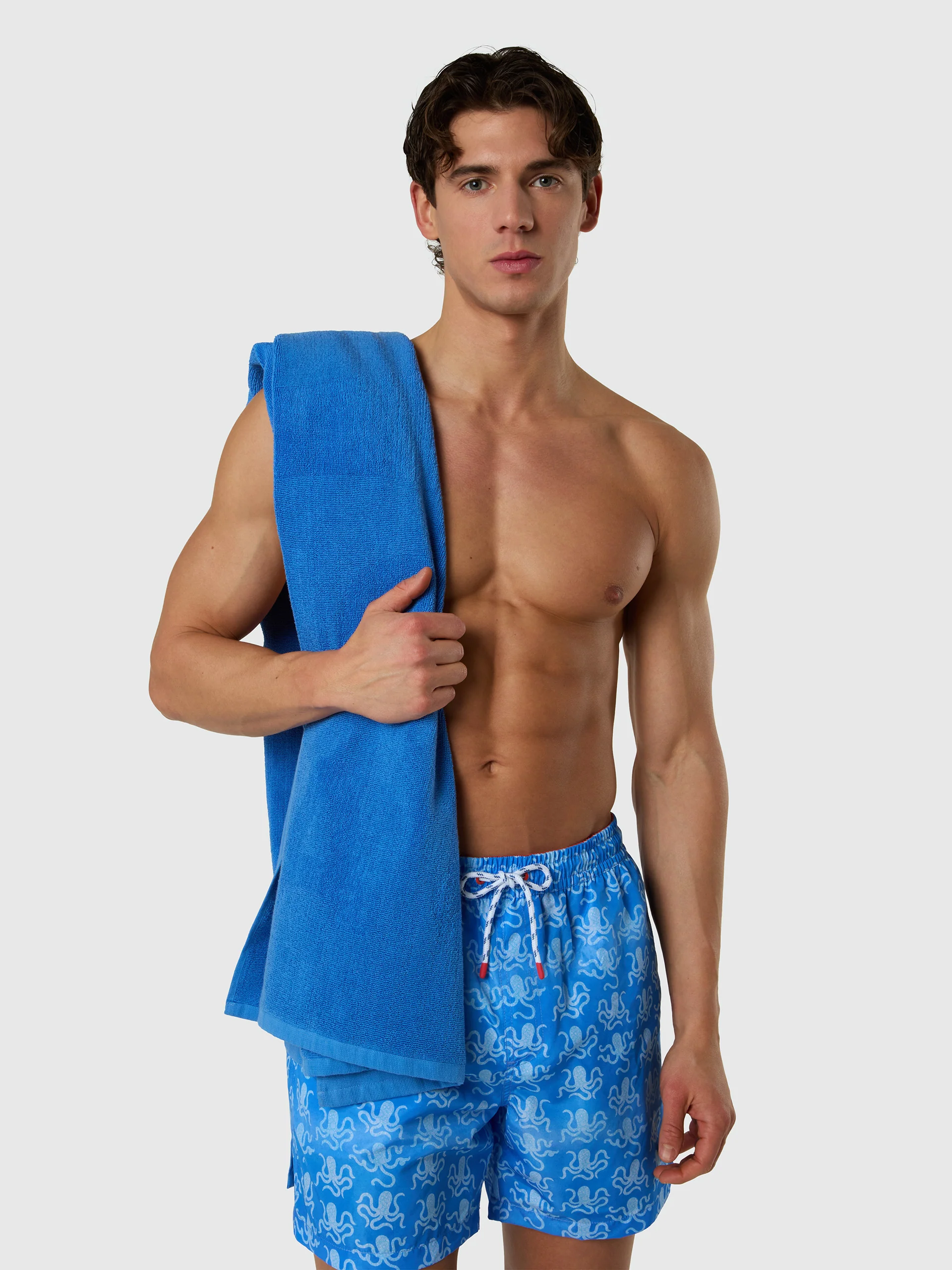 REPREVE® swim shorts with ocean print - Image 8