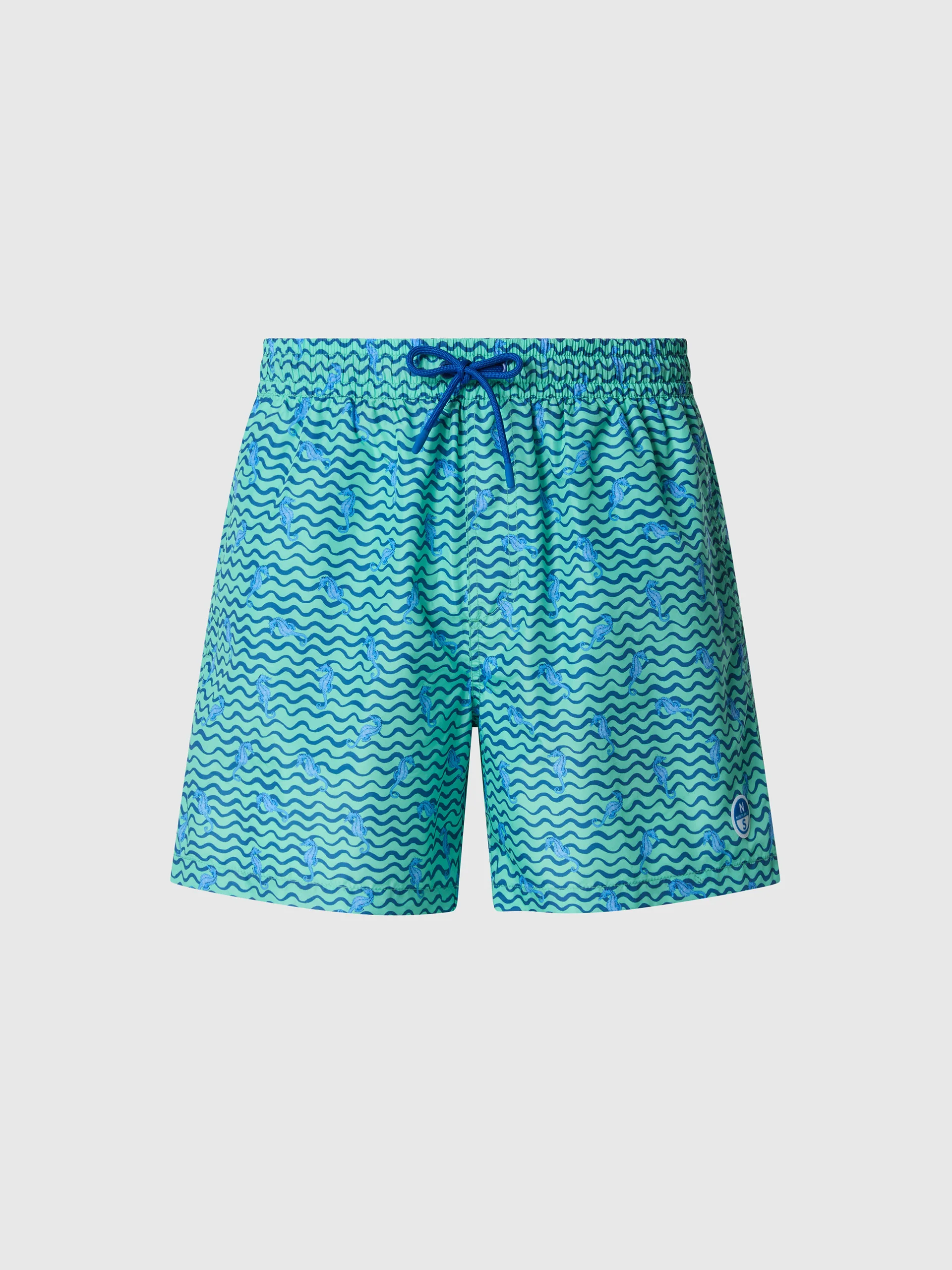 Swim shorts with graphic print - Image 10