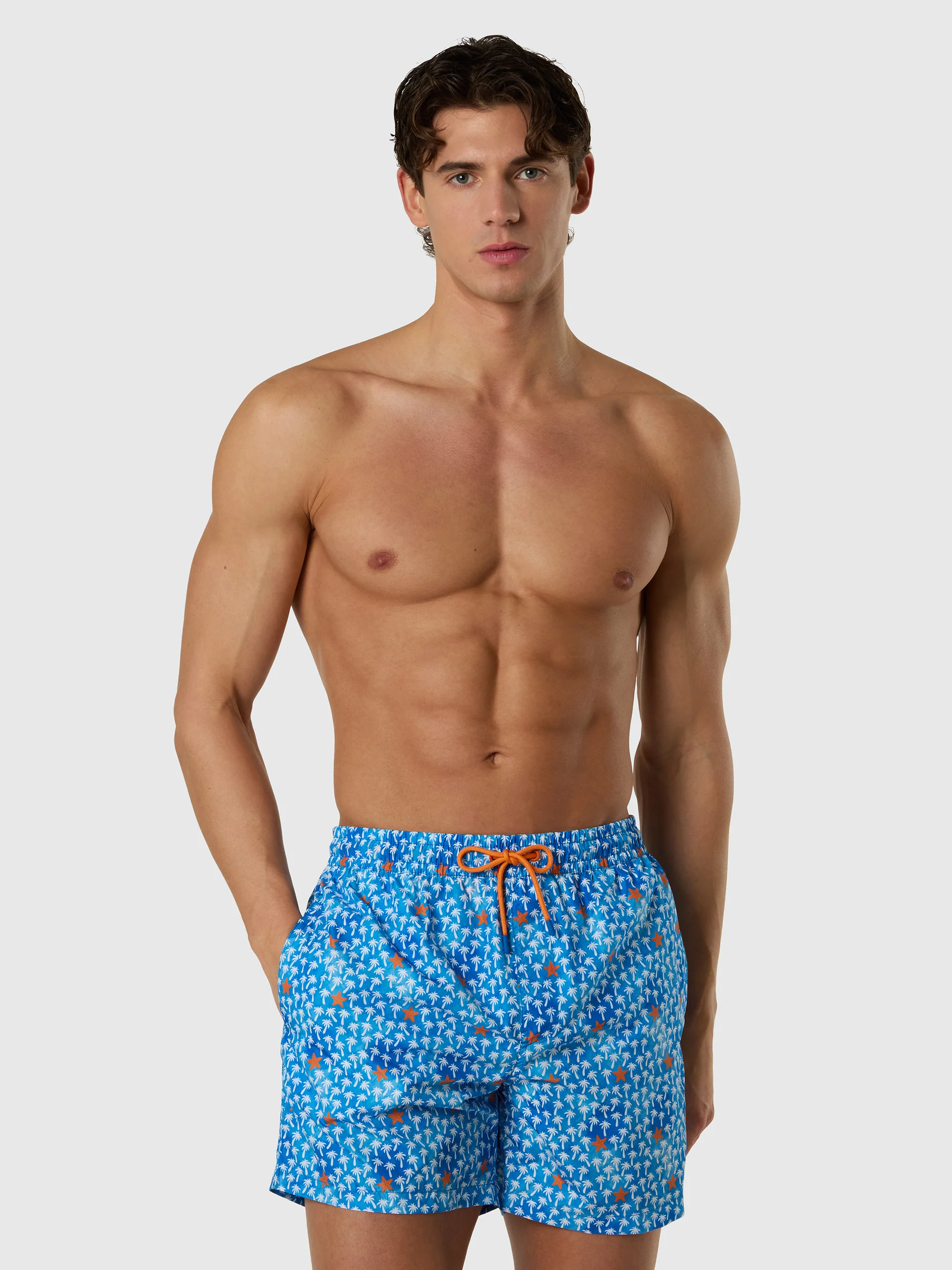 Swim shorts with graphic print - Image 20