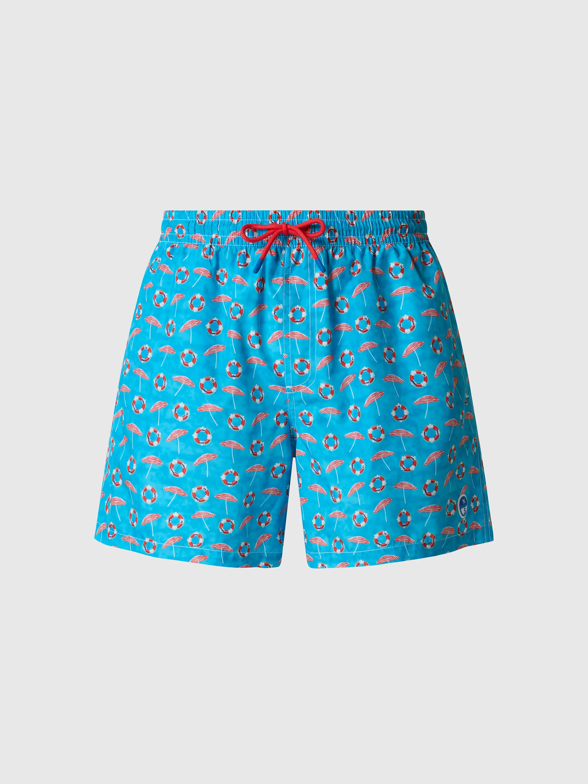 Swim shorts with graphic print - Image 3