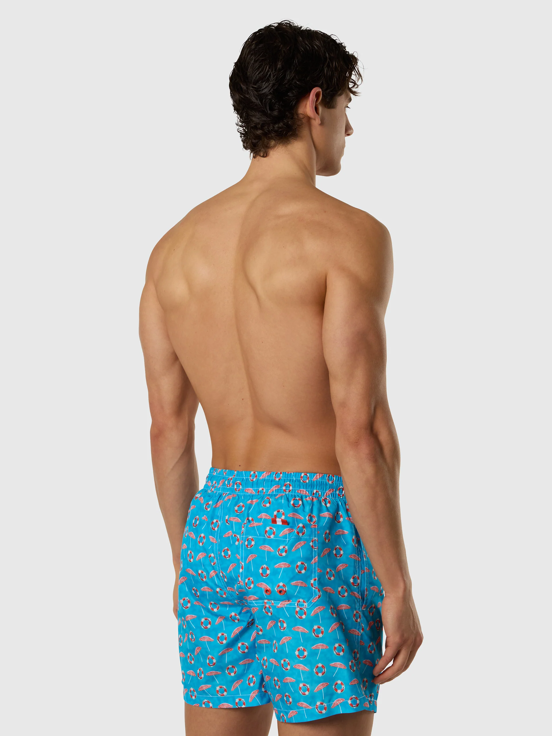 Swim shorts with graphic print - Image 4