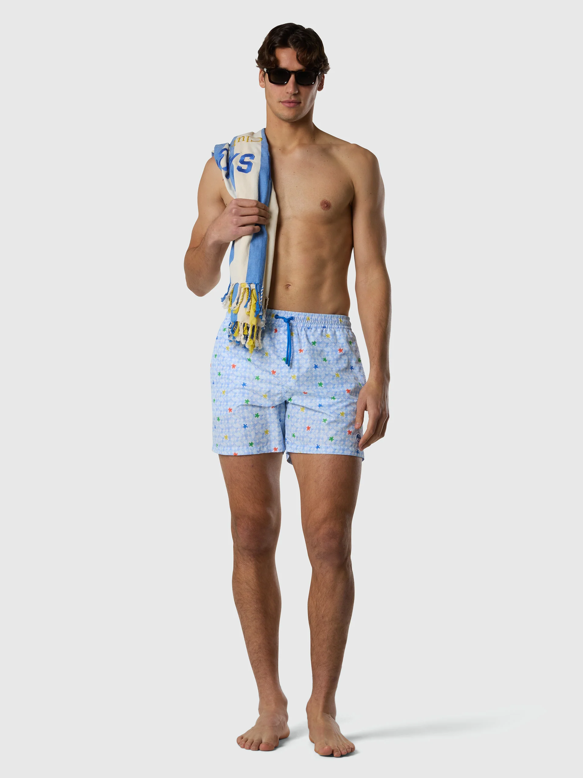 Swim shorts with graphic print - Image 43