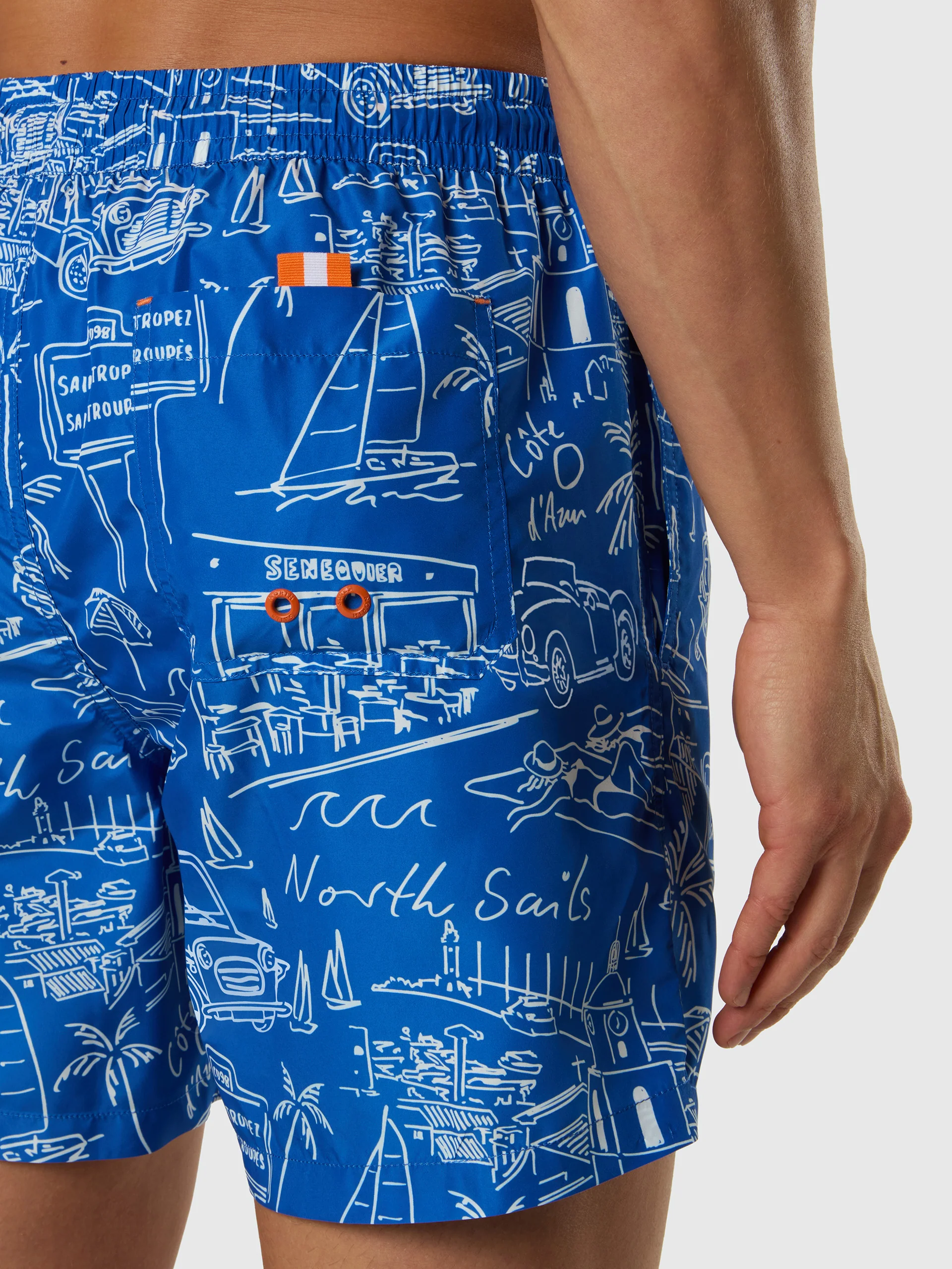 Swim shorts with graphic print - Image 49