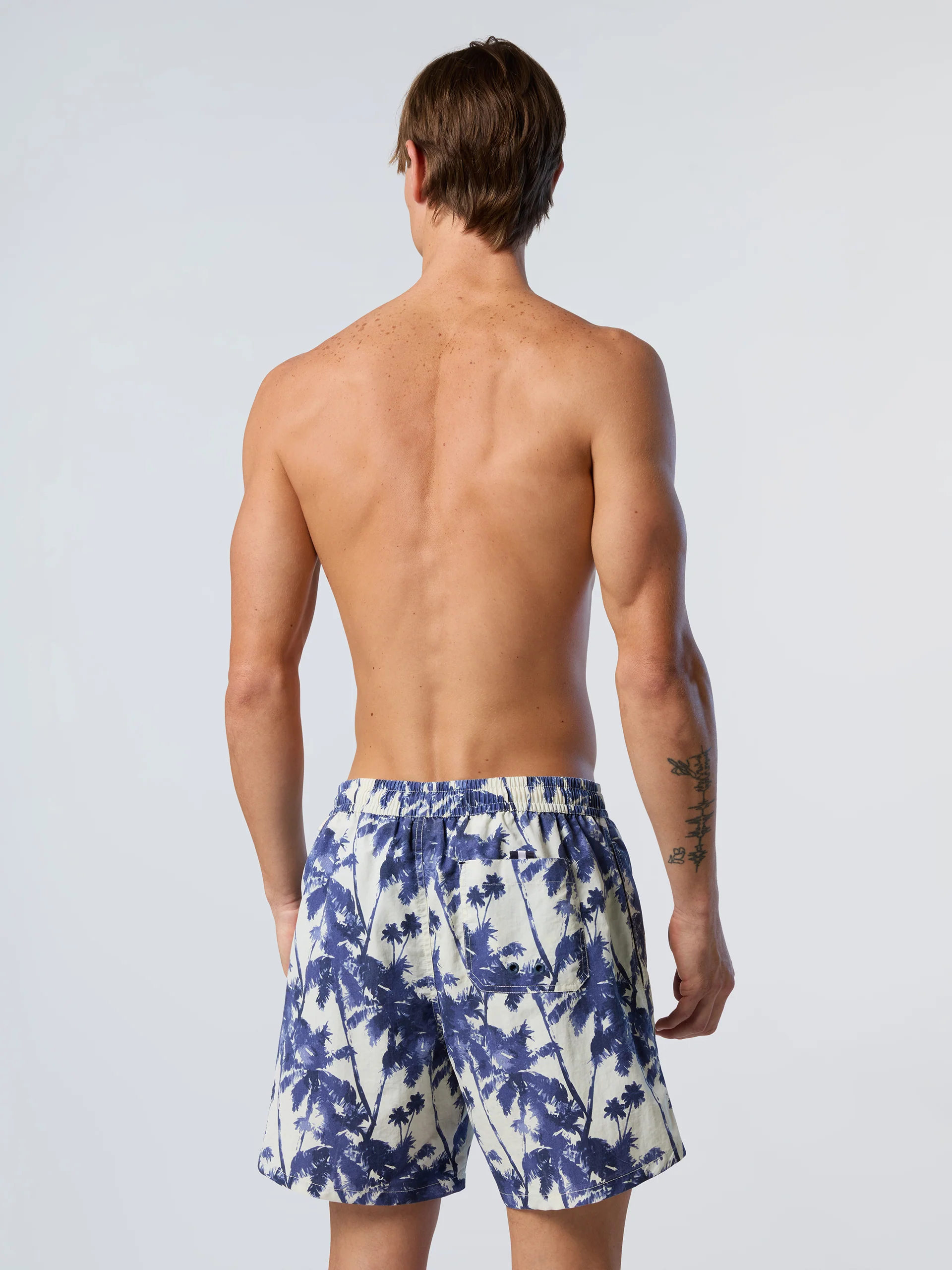 Swim shorts with washed print - Image 4