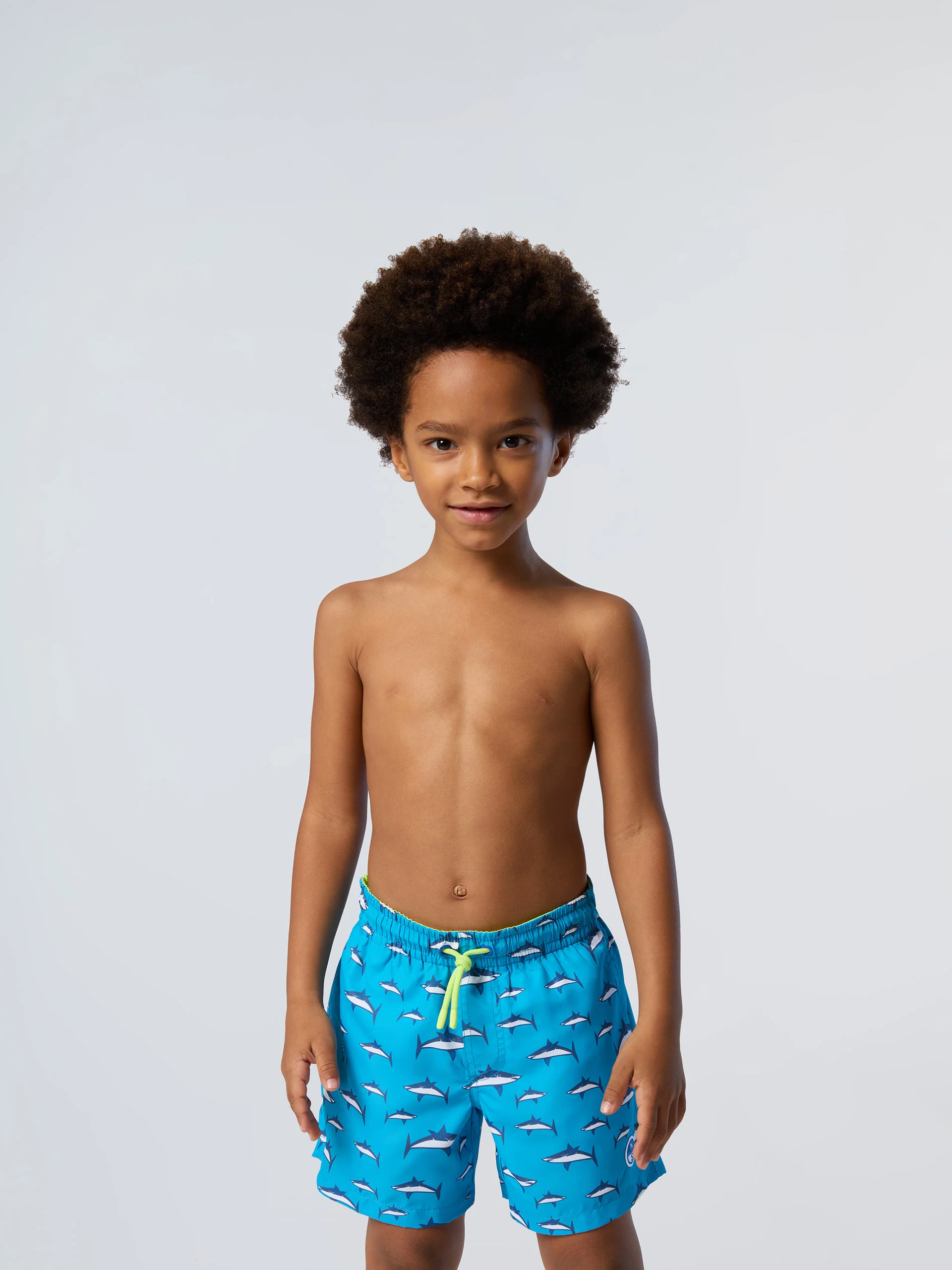 Swim shorts with graphic print - Image 8
