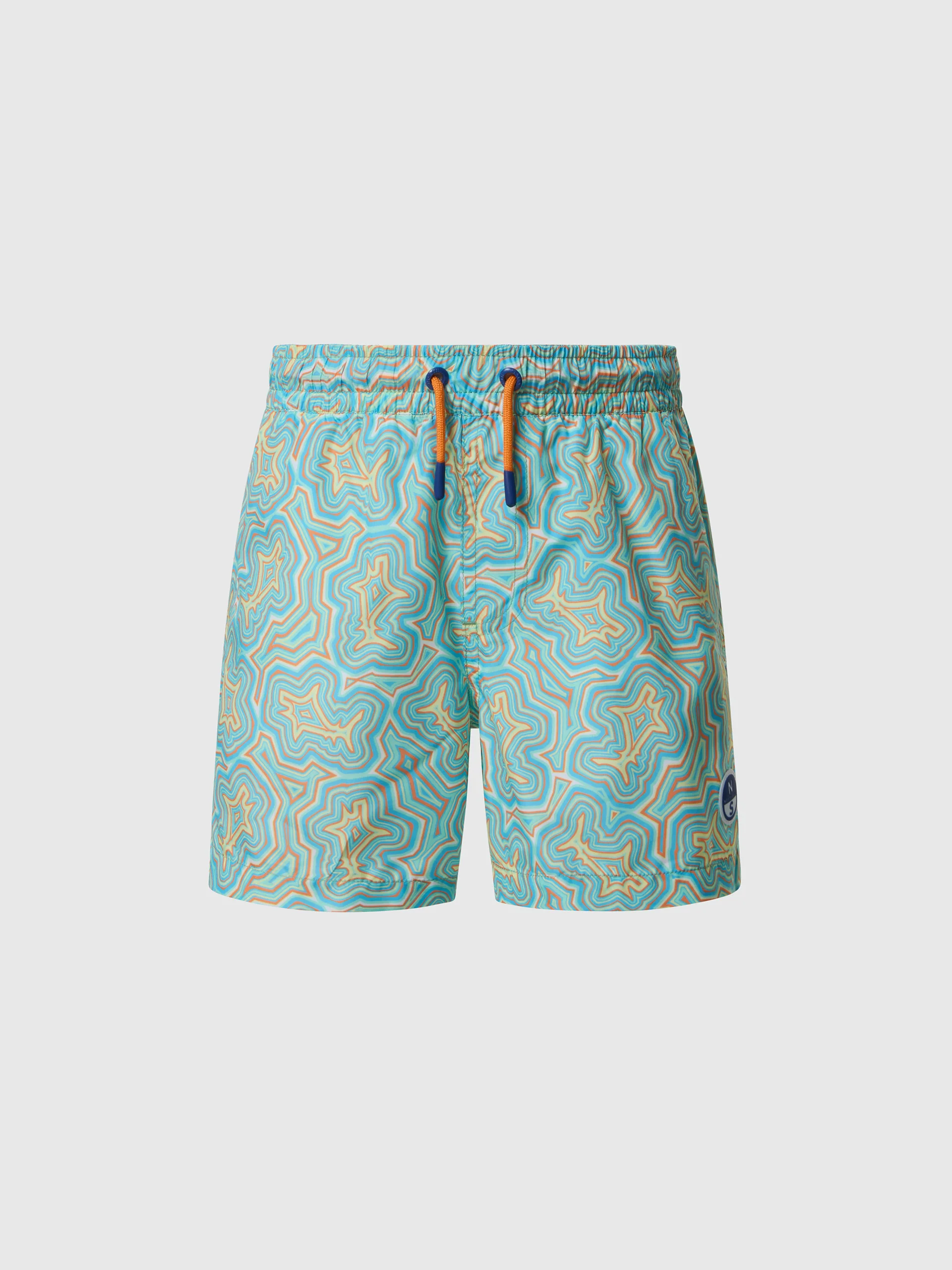 Swim shorts with all-over print - Image 21