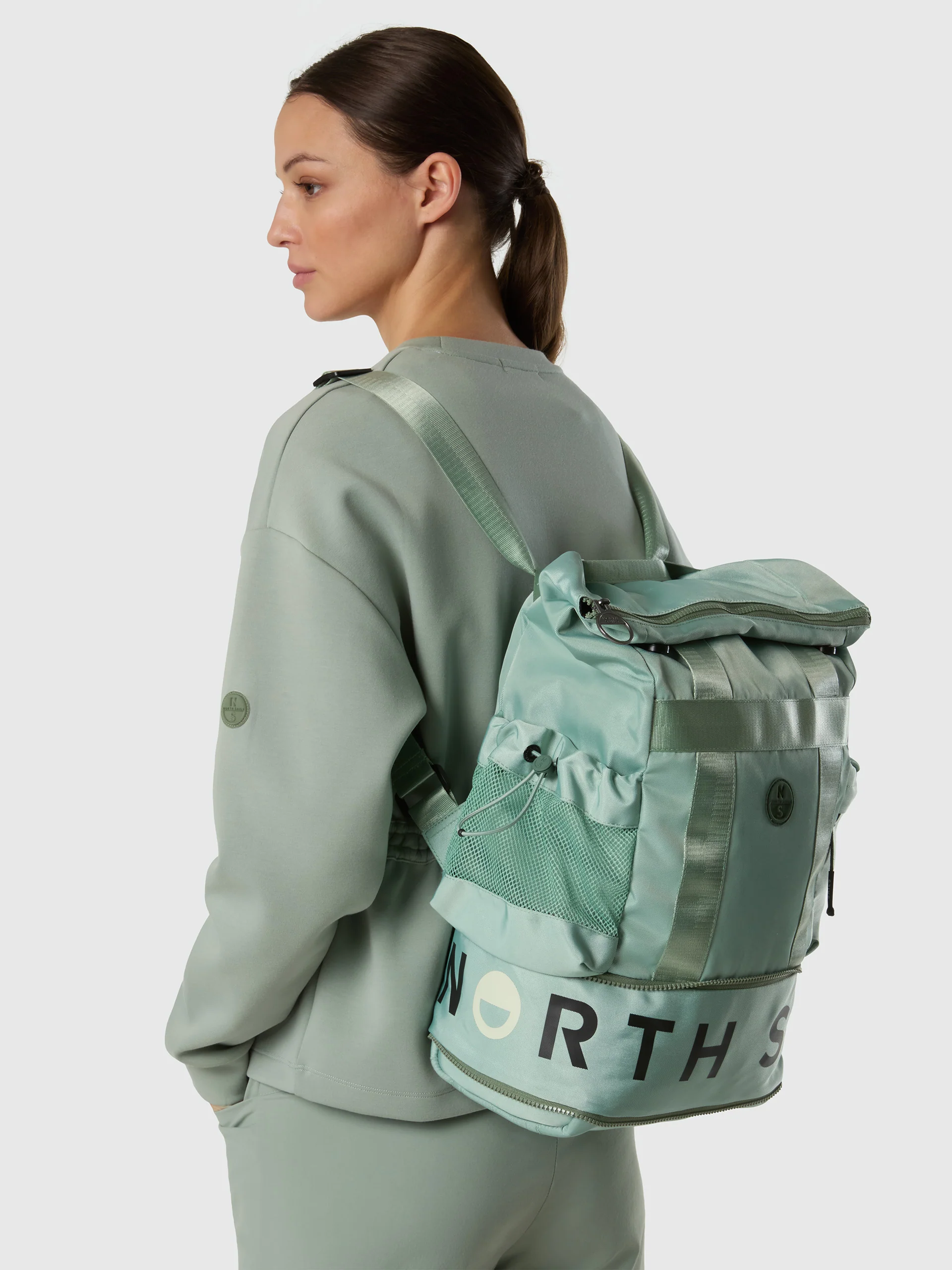 Nylon two-way backpack - Image 4
