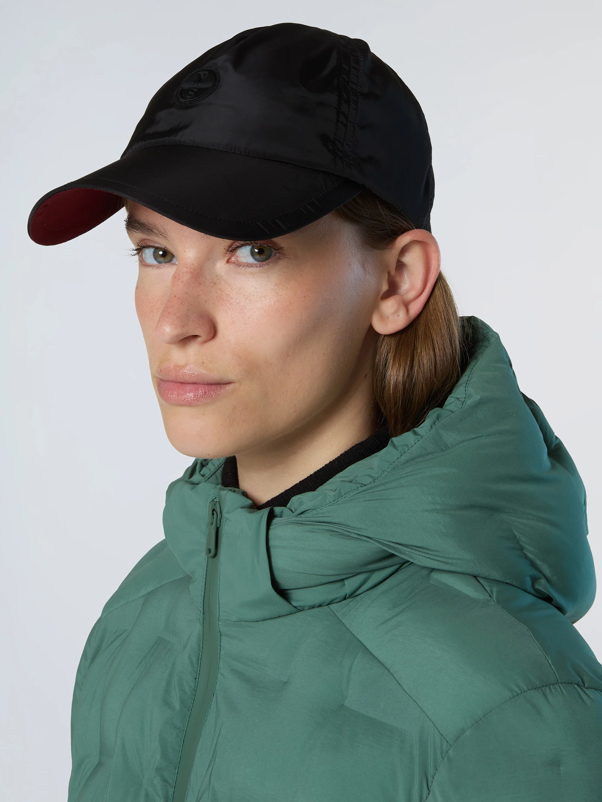 Satin nylon baseball cap - Image 5