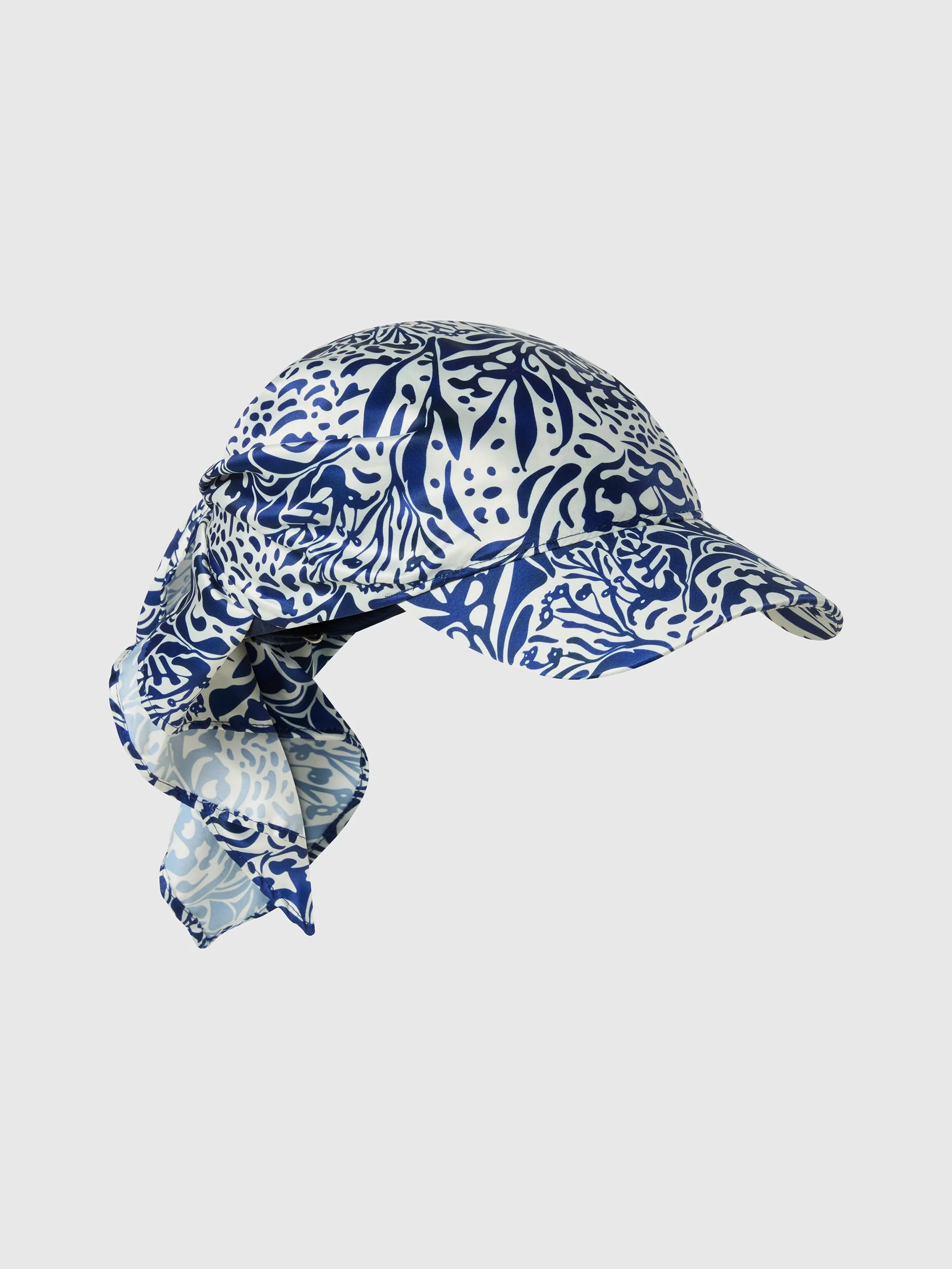 Headscarf cap with coral print - Image 7