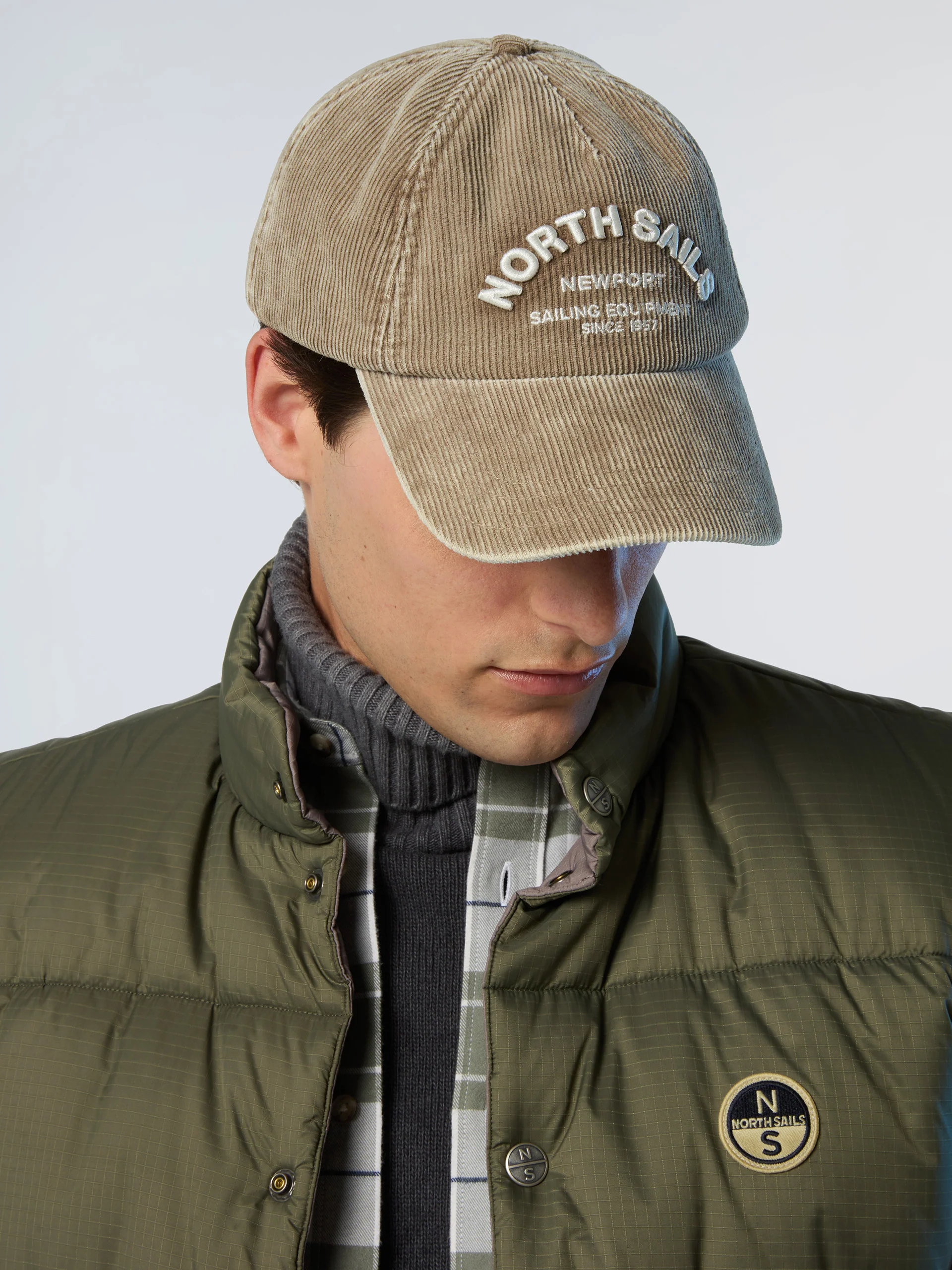 Corduroy cap with fleece lining - Image 3