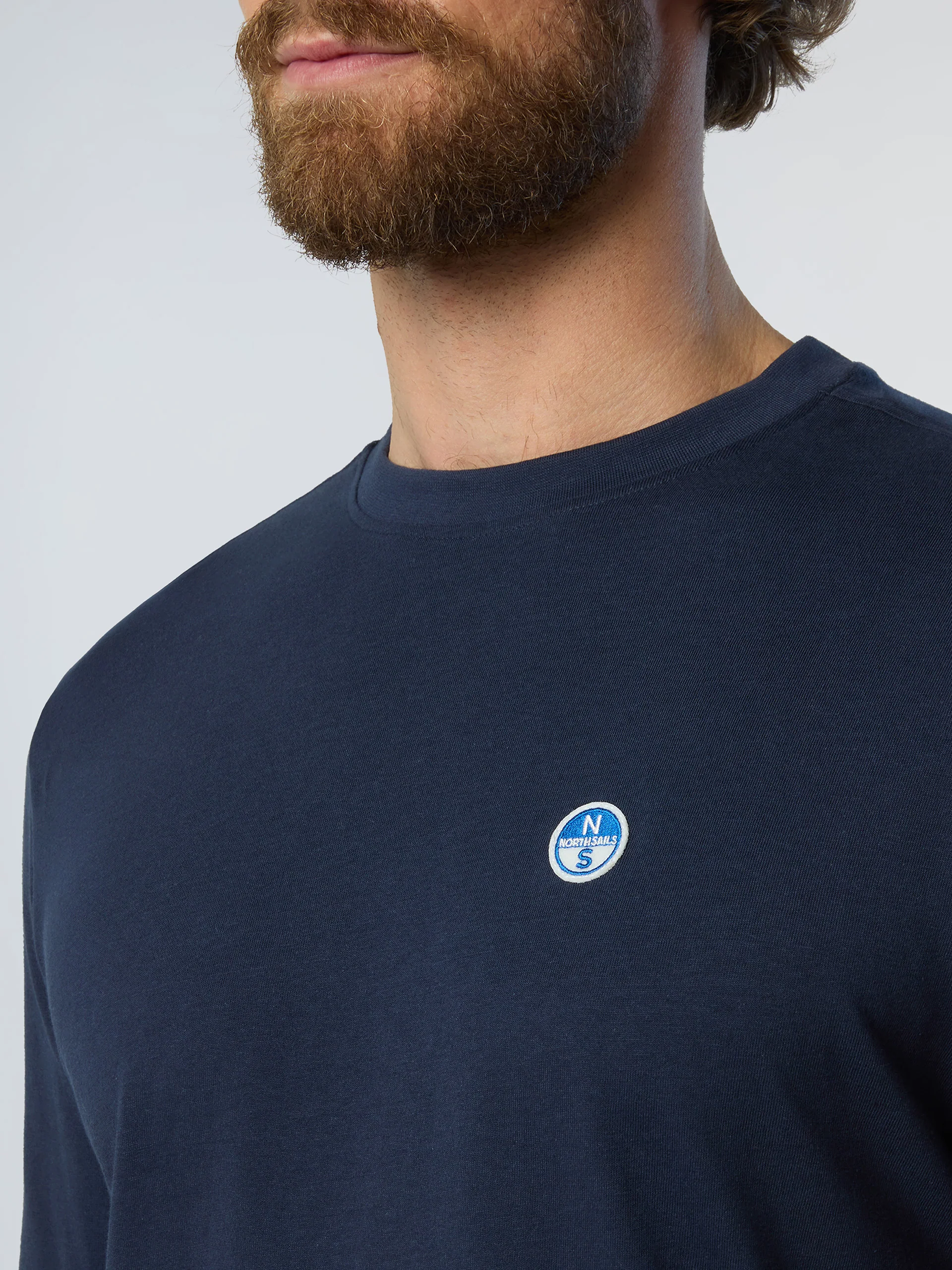 Long-sleeved T-shirt with logo patch - Image 10