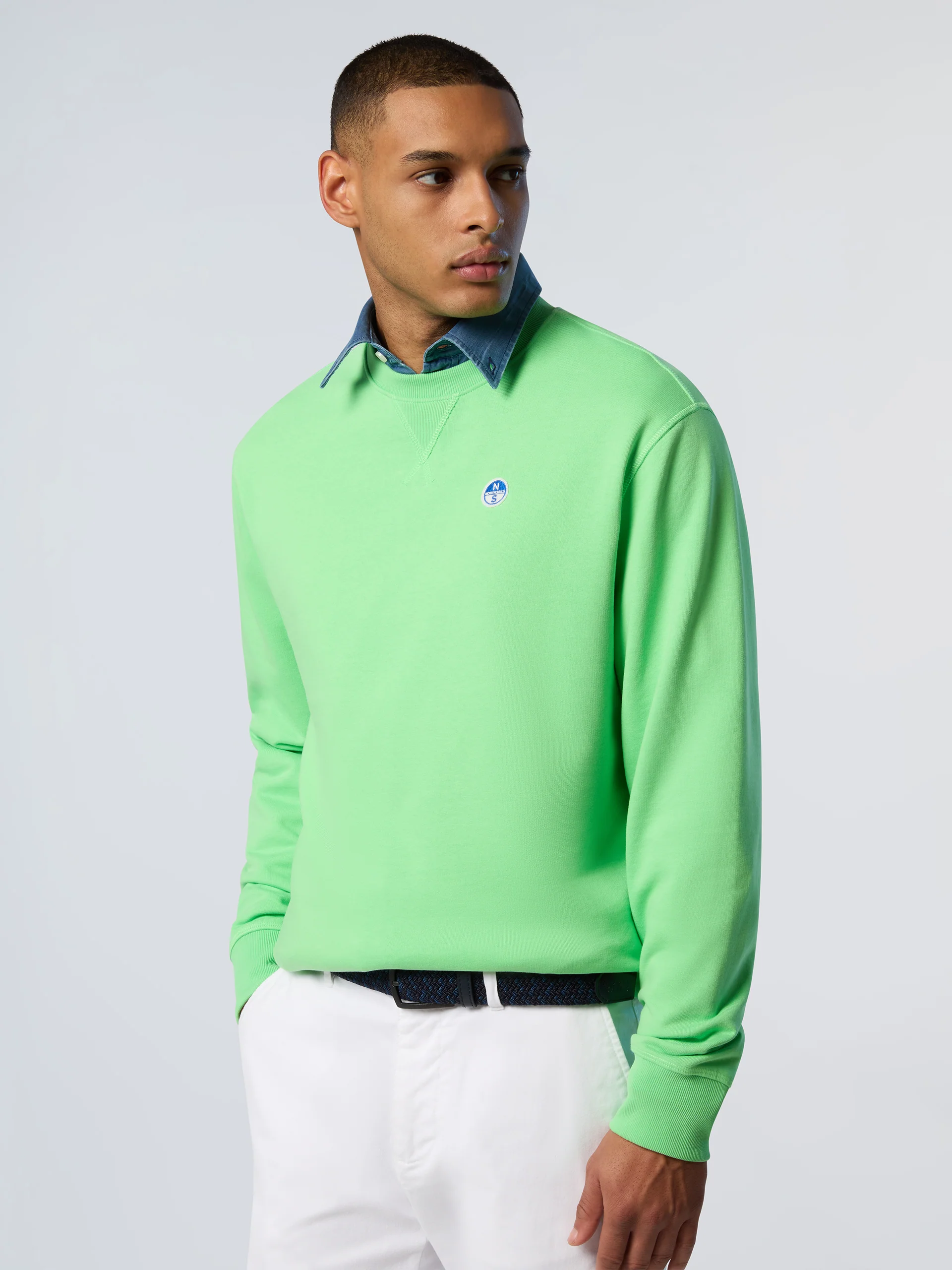 Sweatshirt with logo patch - Image 13