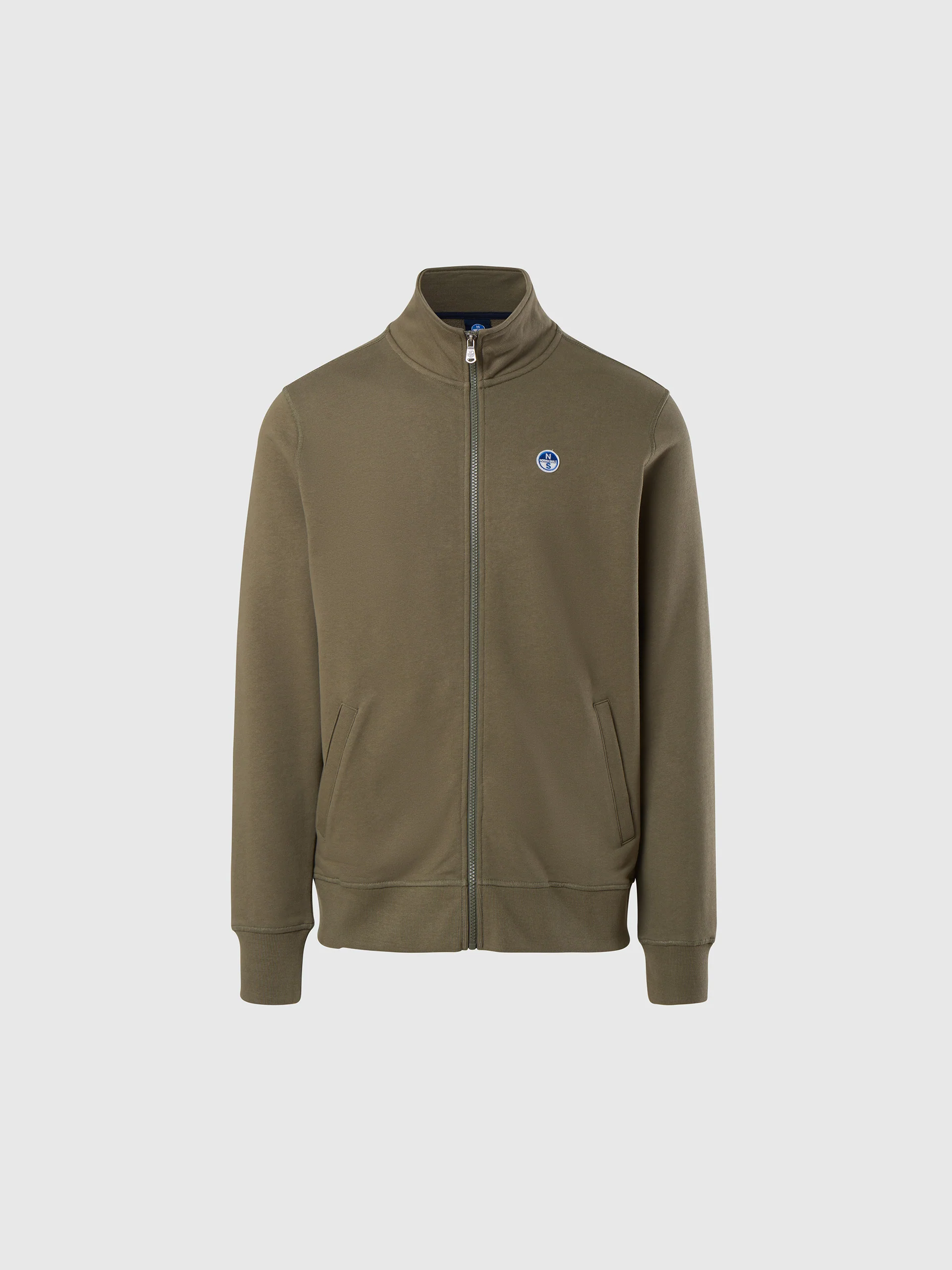 Full-zip sweatshirt with logo patch - Image 17