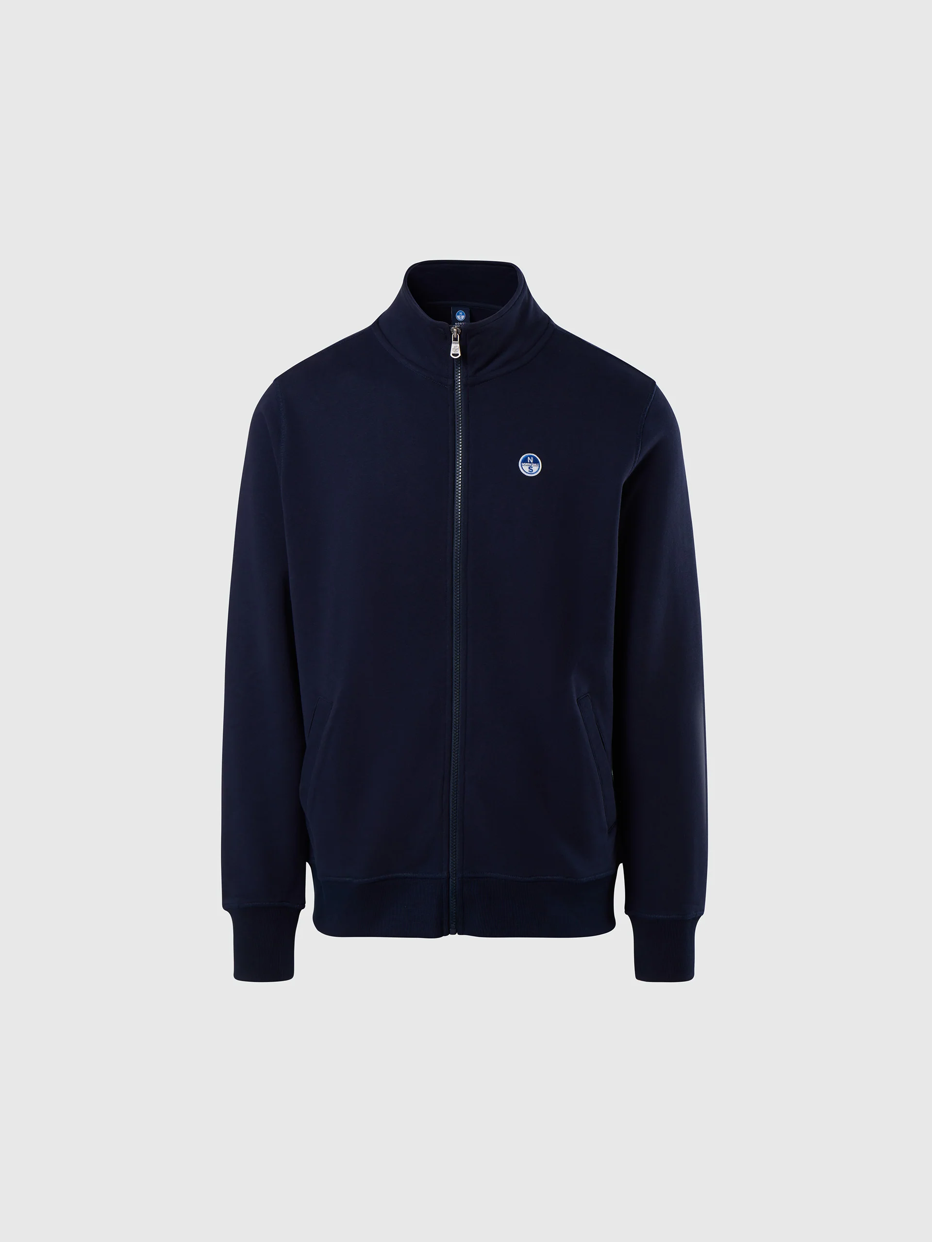 Full-zip sweatshirt with logo patch - Image 18