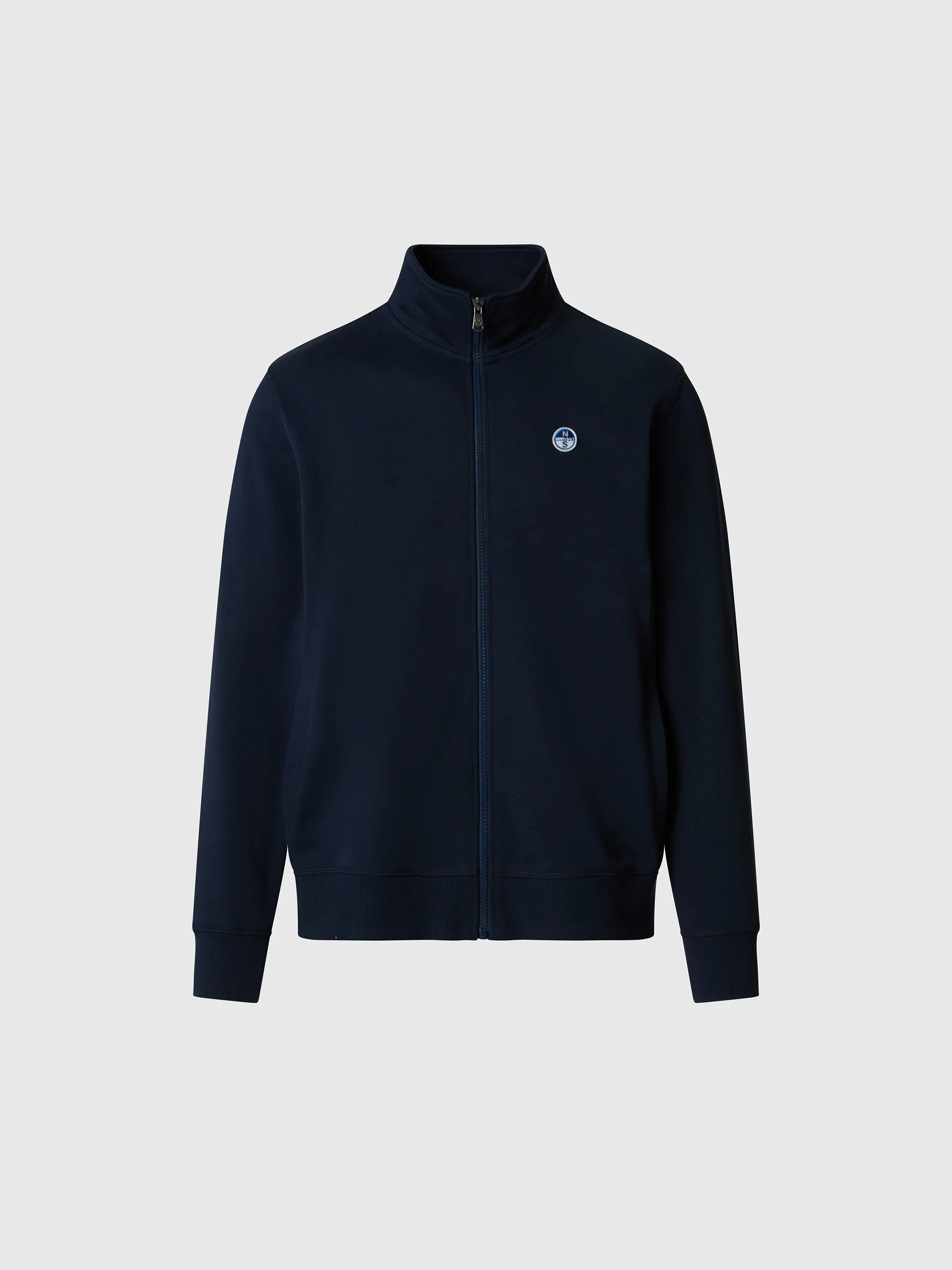 Full-zip sweatshirt with logo patch - Image 3