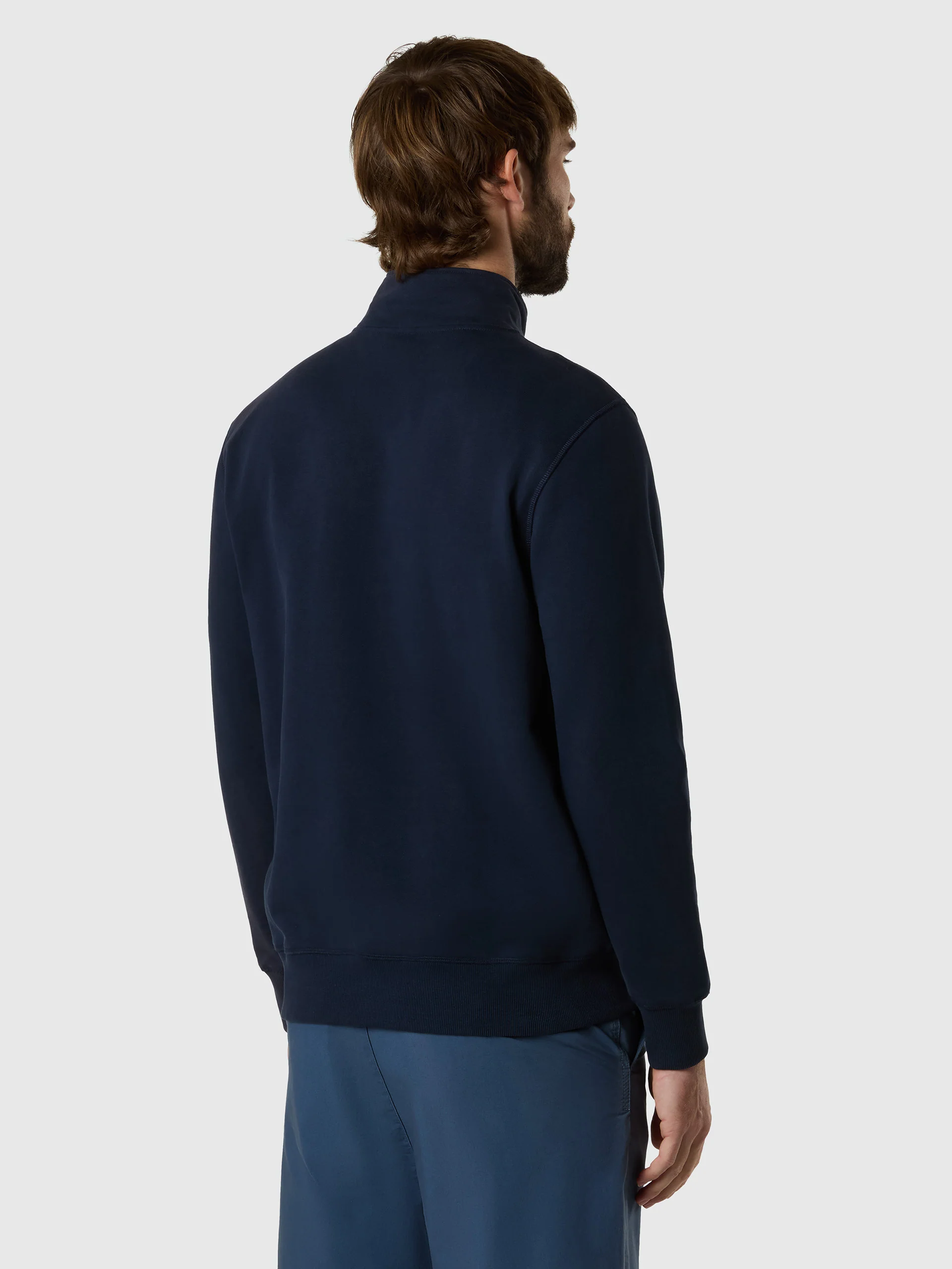 Full-zip sweatshirt with logo patch - Image 4