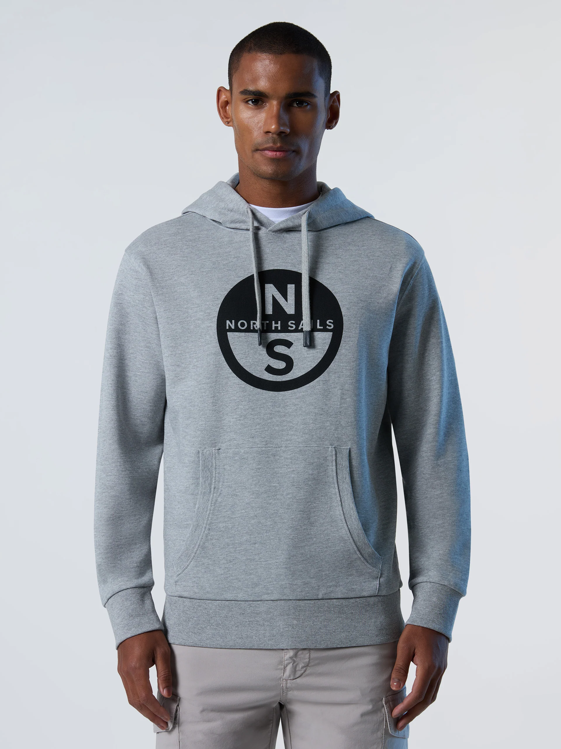 Hoodie with maxi logo print - Image 44