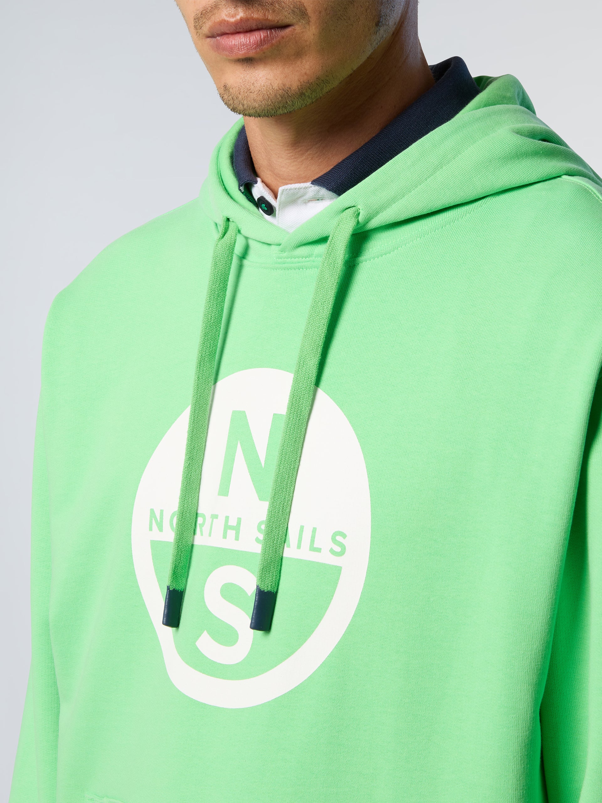 Hoodie with maxi logo print - Image 6