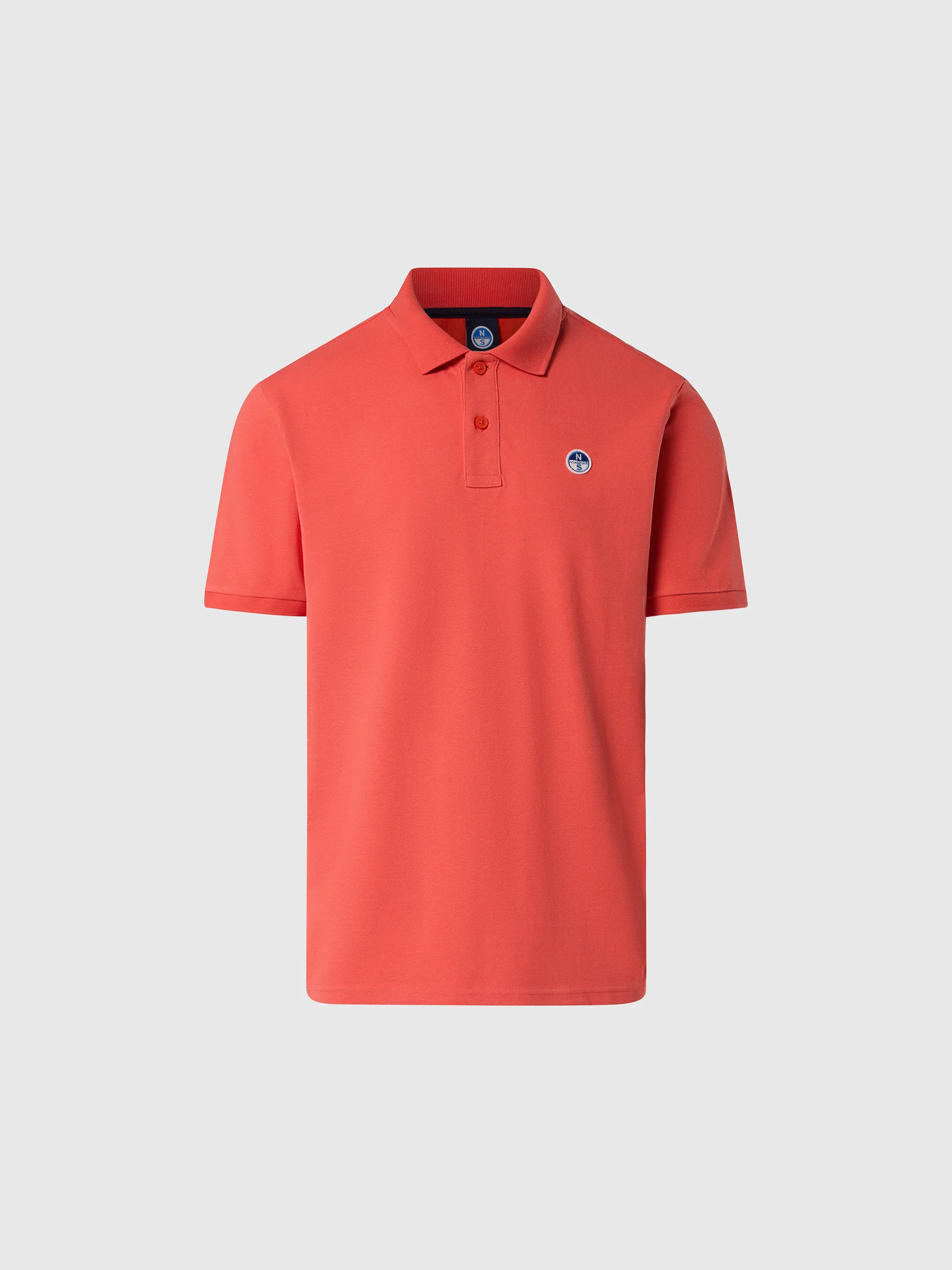 Polo shirt with logo patch - Image 2