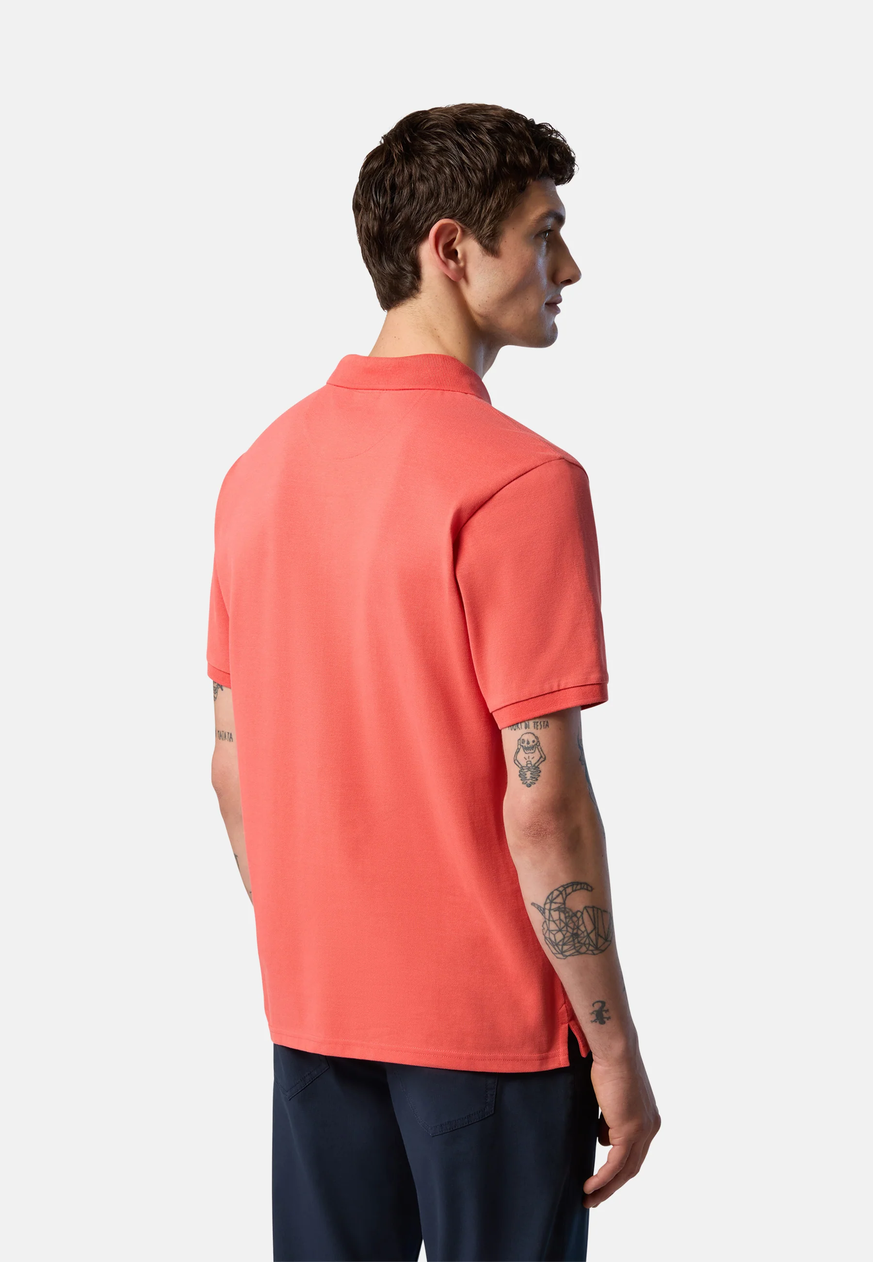 Polo shirt with logo patch - Image 4