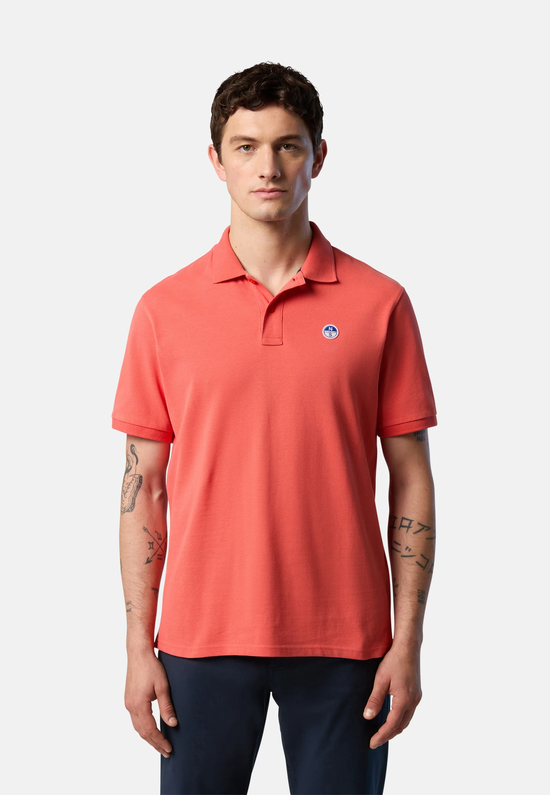 Polo shirt with logo patch - Image 5