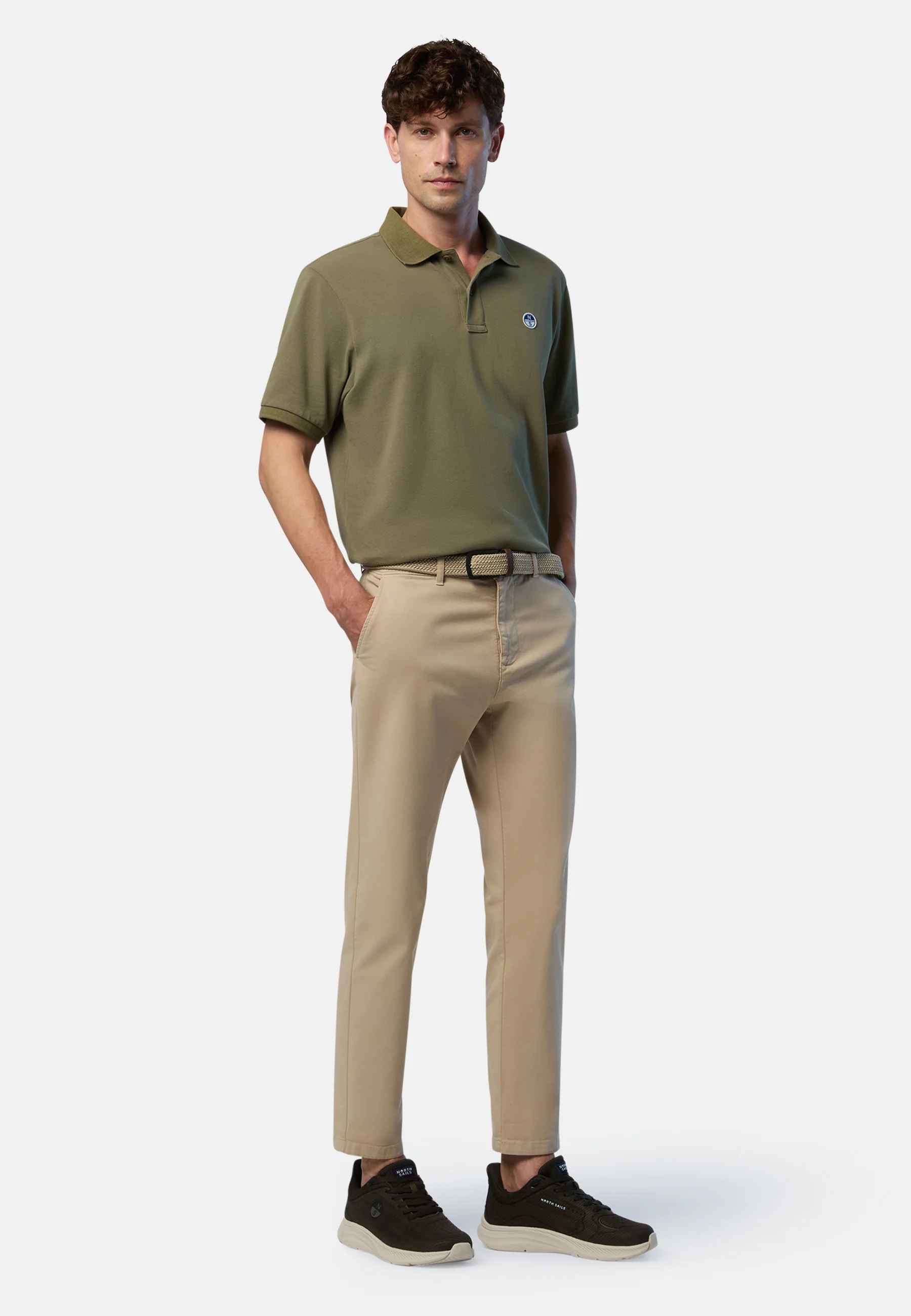 Polo shirt with logo patch - Image 8