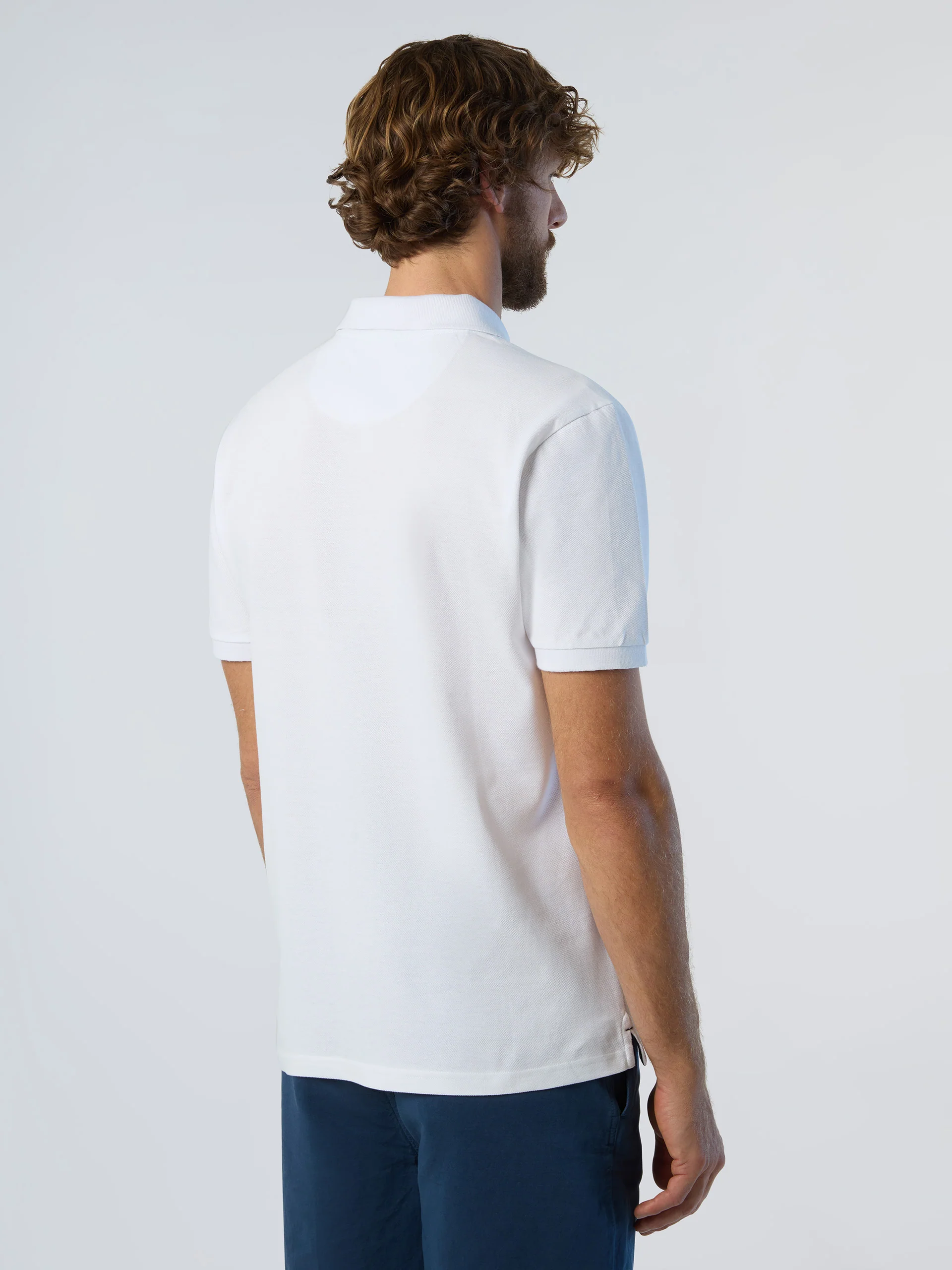 Polo shirt with logo patch - Image 3