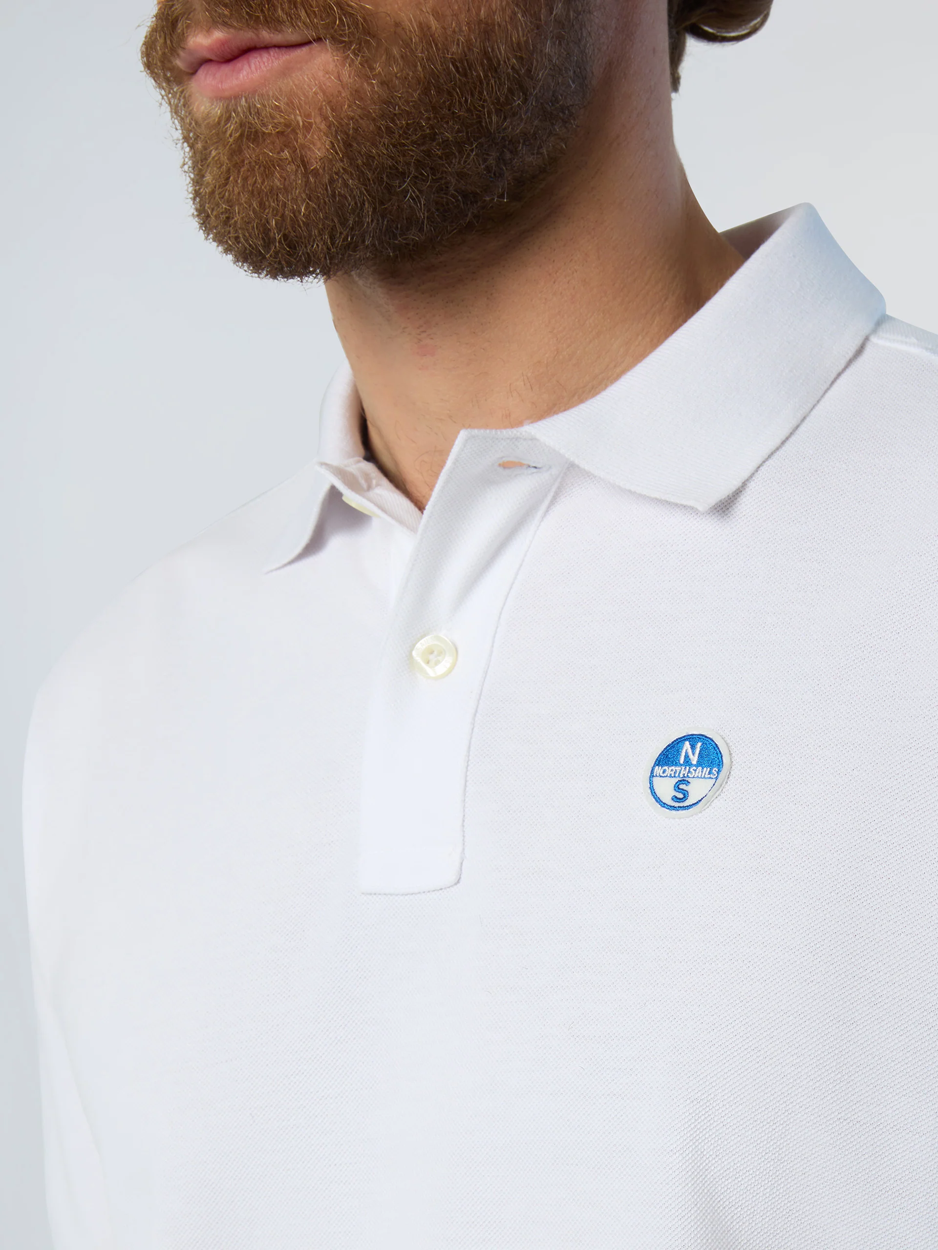 Polo shirt with logo patch - Image 5