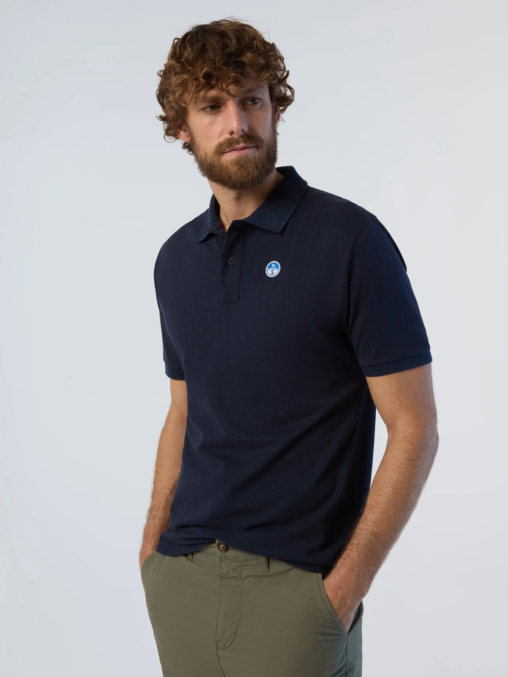 Polo shirt with logo patch - Image 7