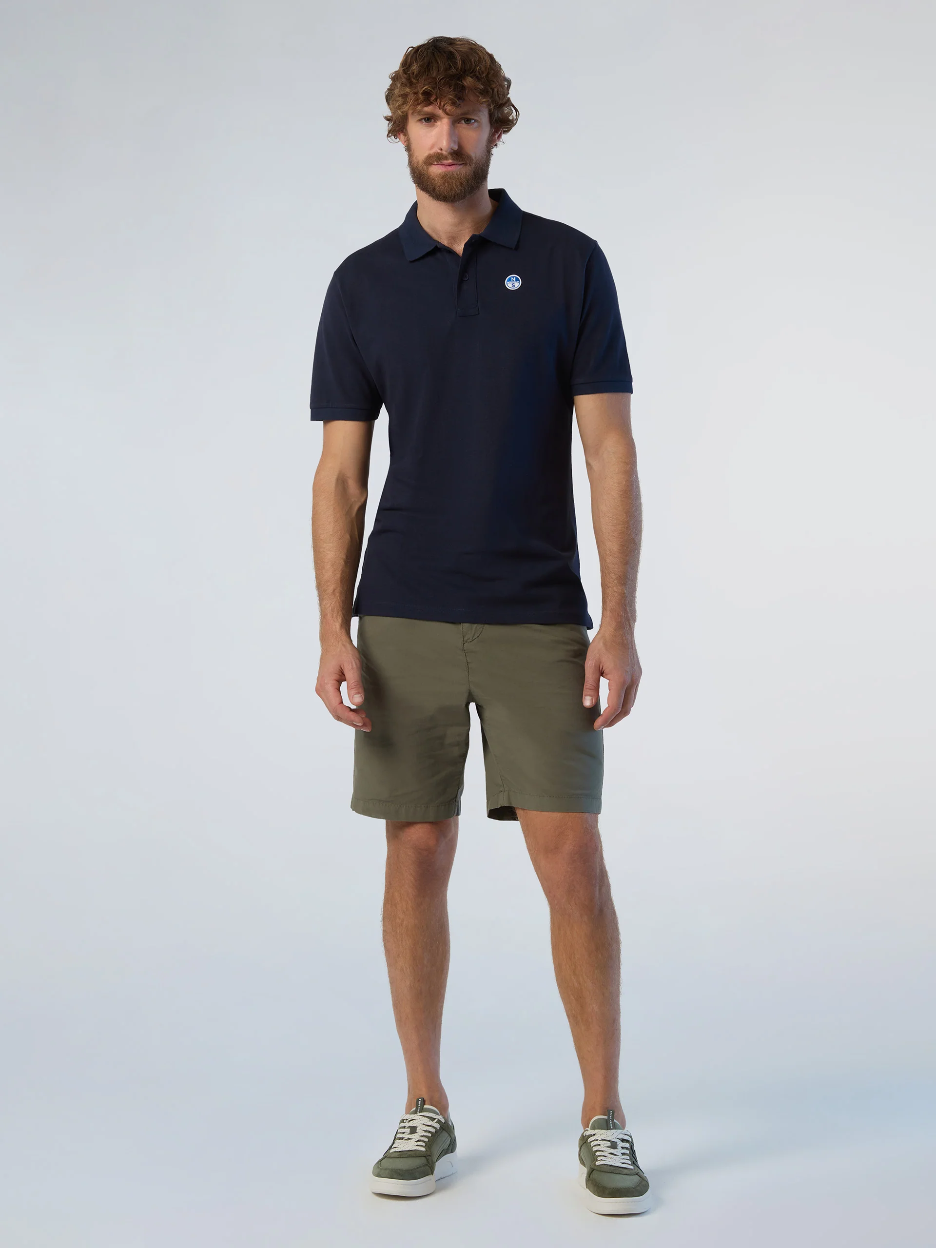 Polo shirt with logo patch - Image 9