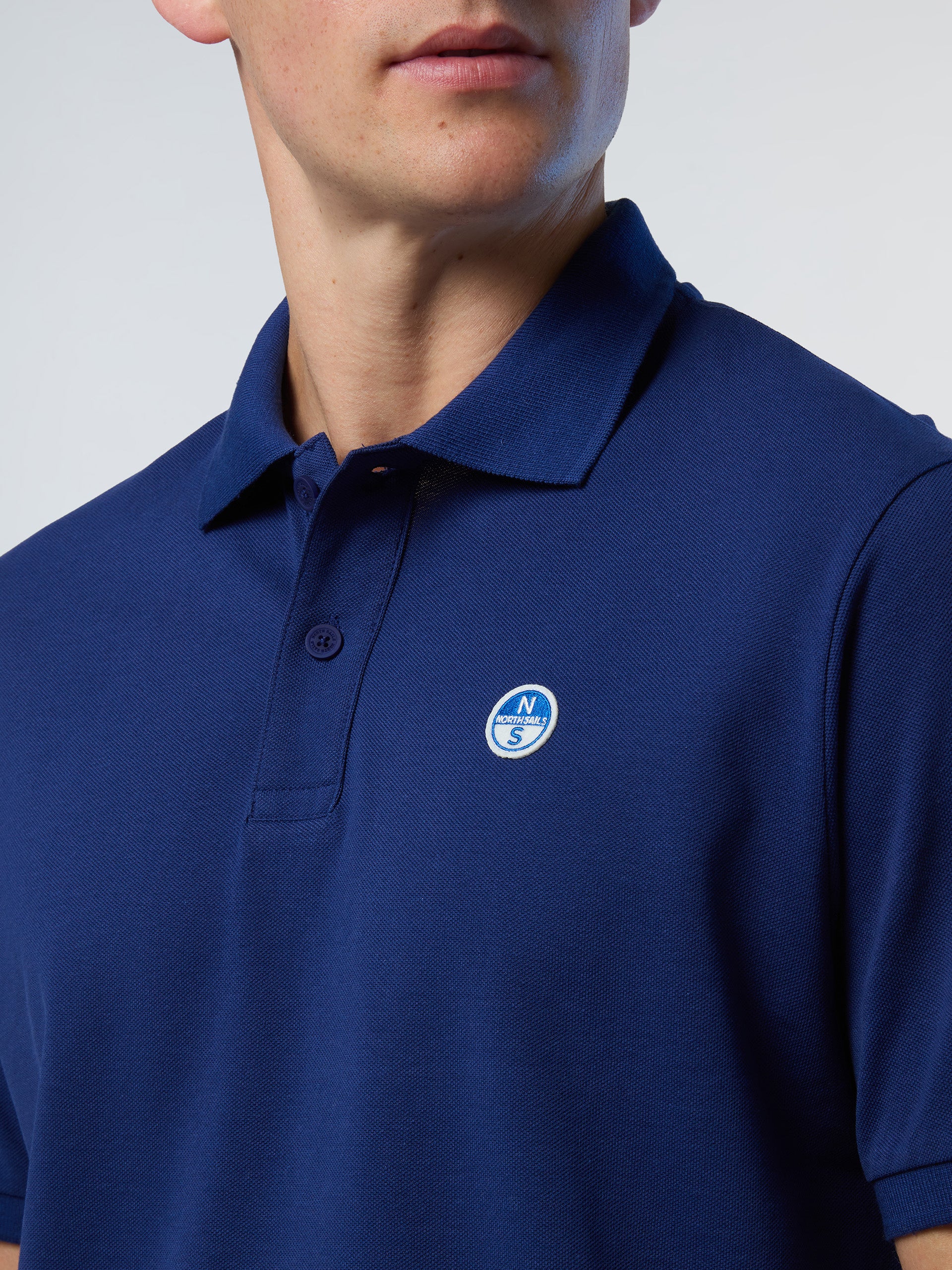 Polo shirt with logo patch - Image 6
