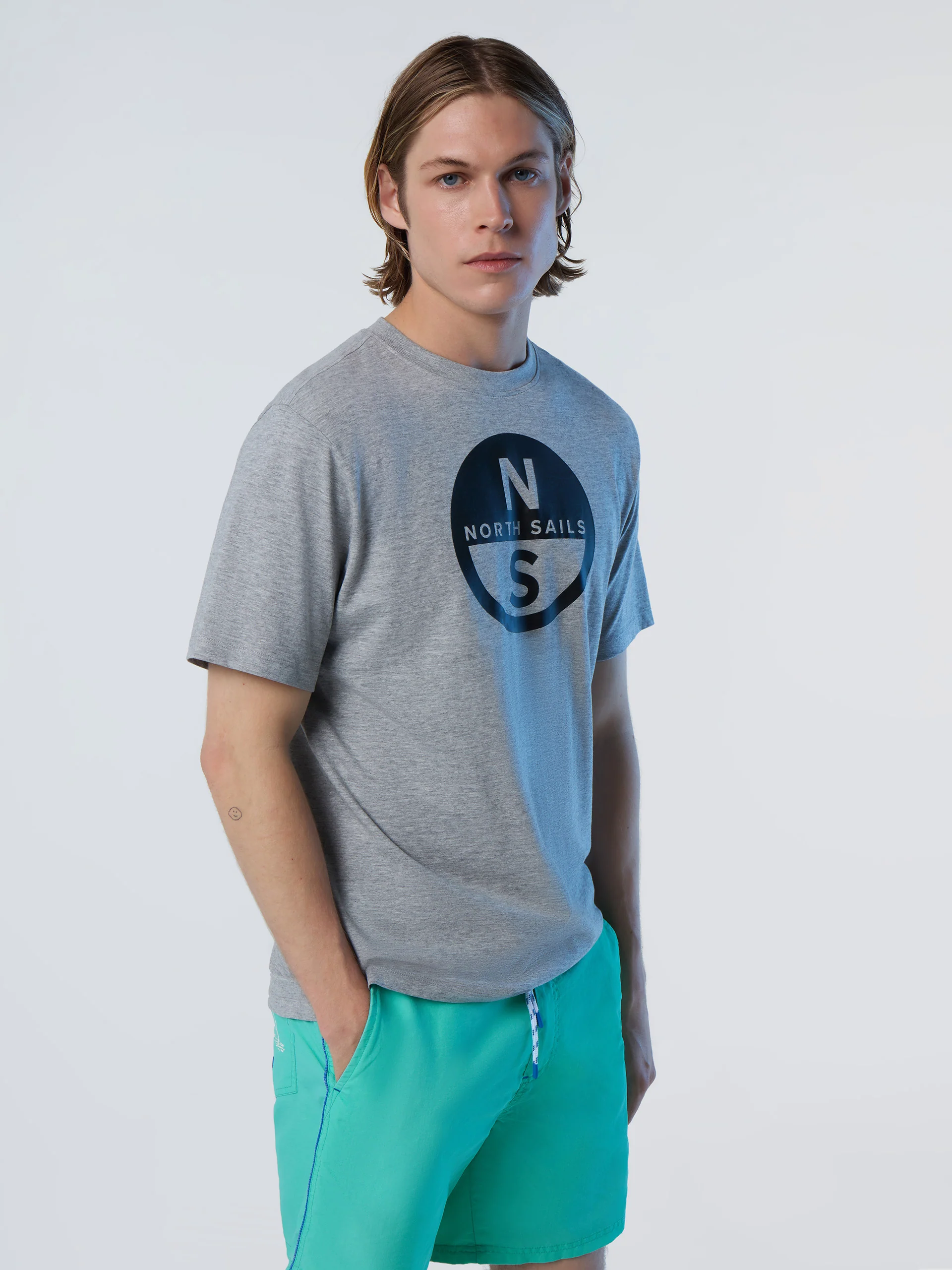 T-shirt with maxi logo print - Image 62
