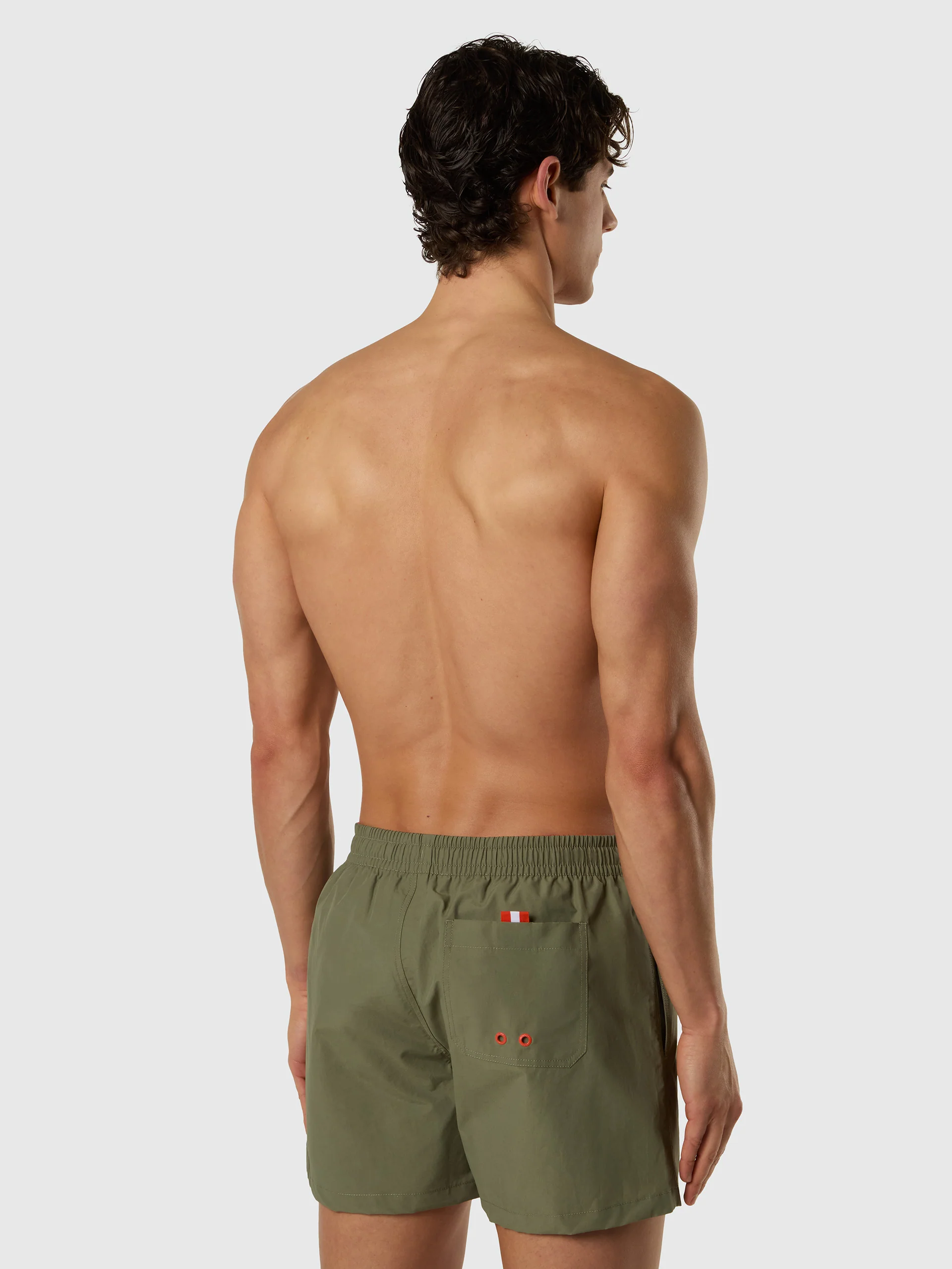 Swim shorts with logo patch - Image 11