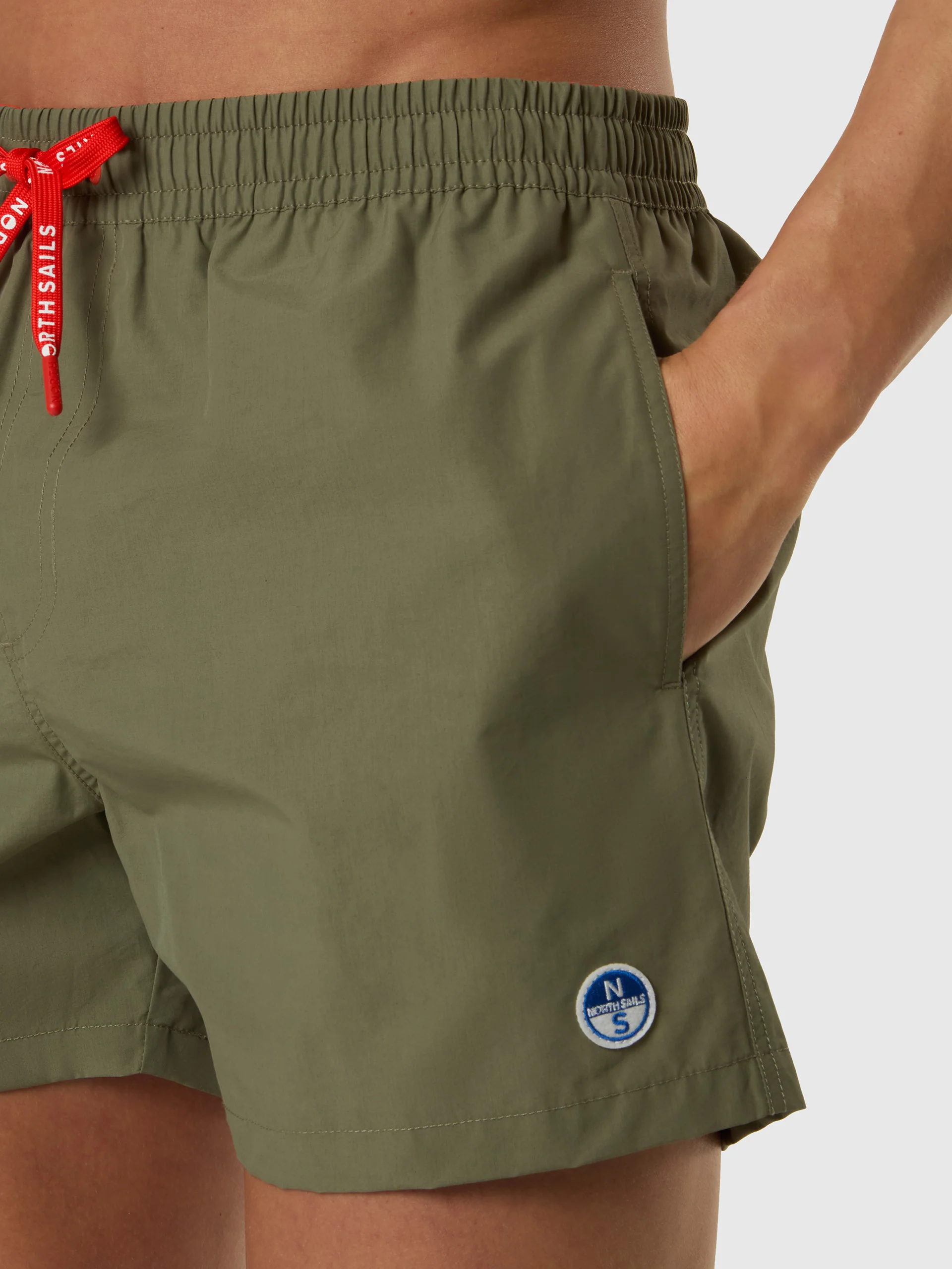 Swim shorts with logo patch - Image 13