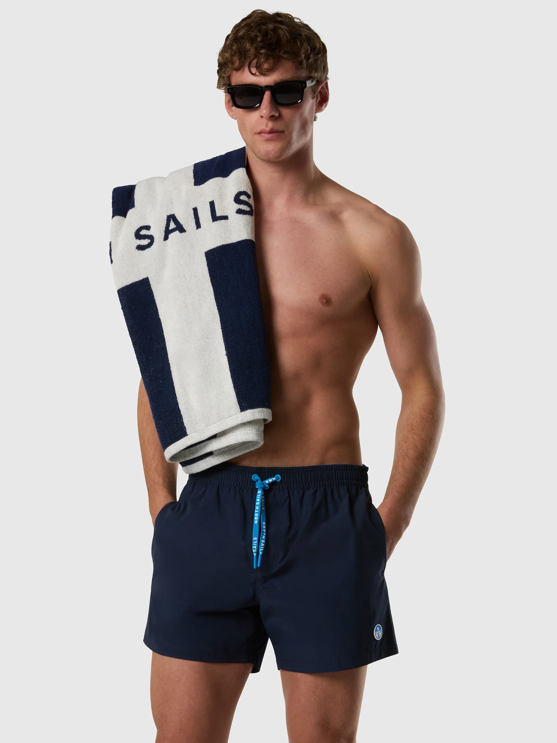 Swim shorts with logo patch - Image 30