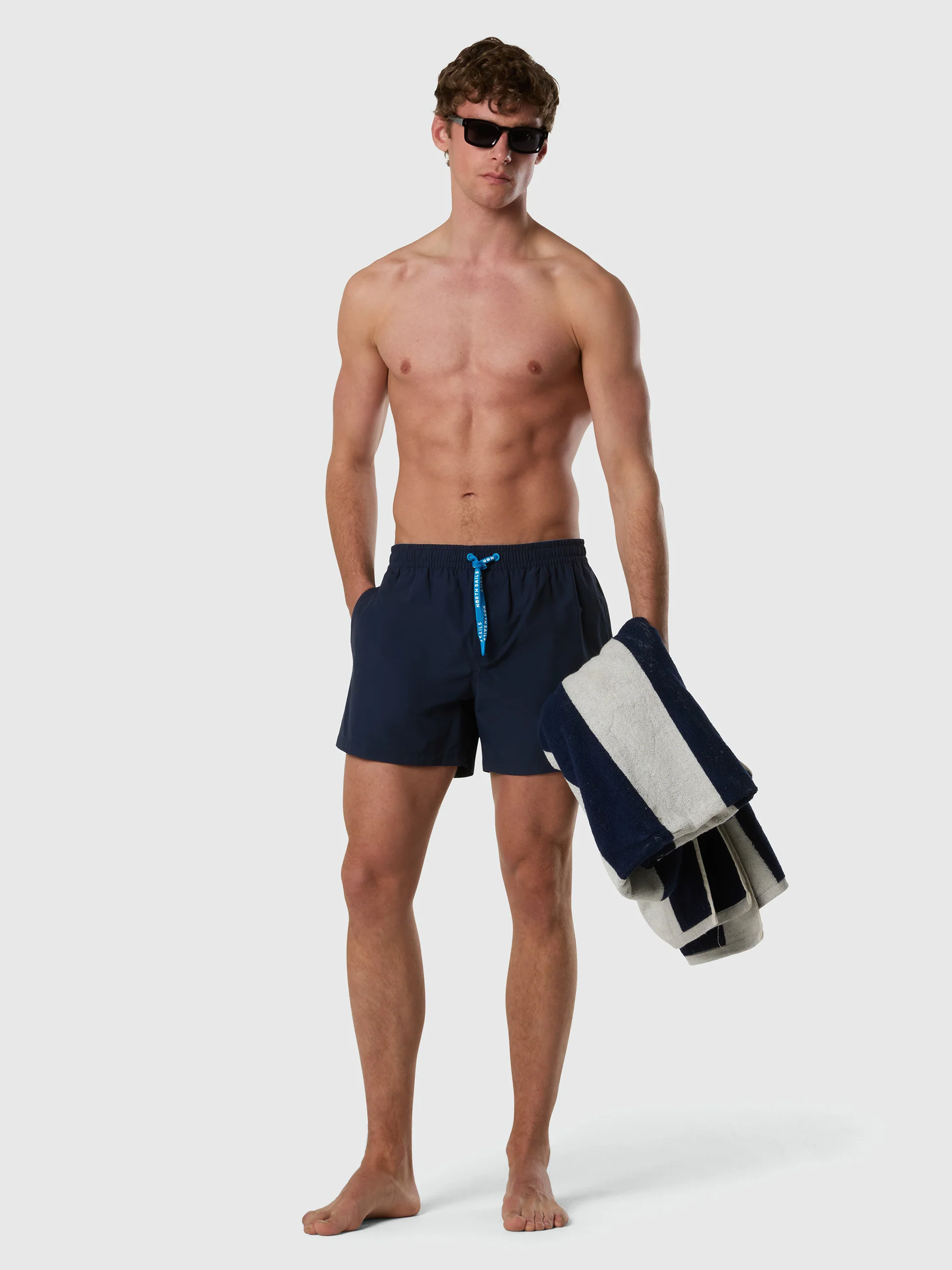 Swim shorts with logo patch - Image 33