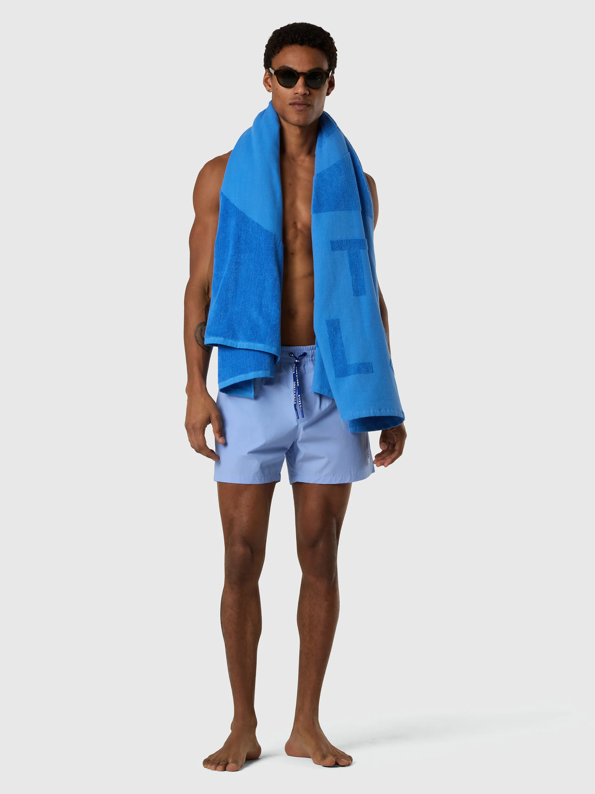 Swim shorts with logo patch - Image 40