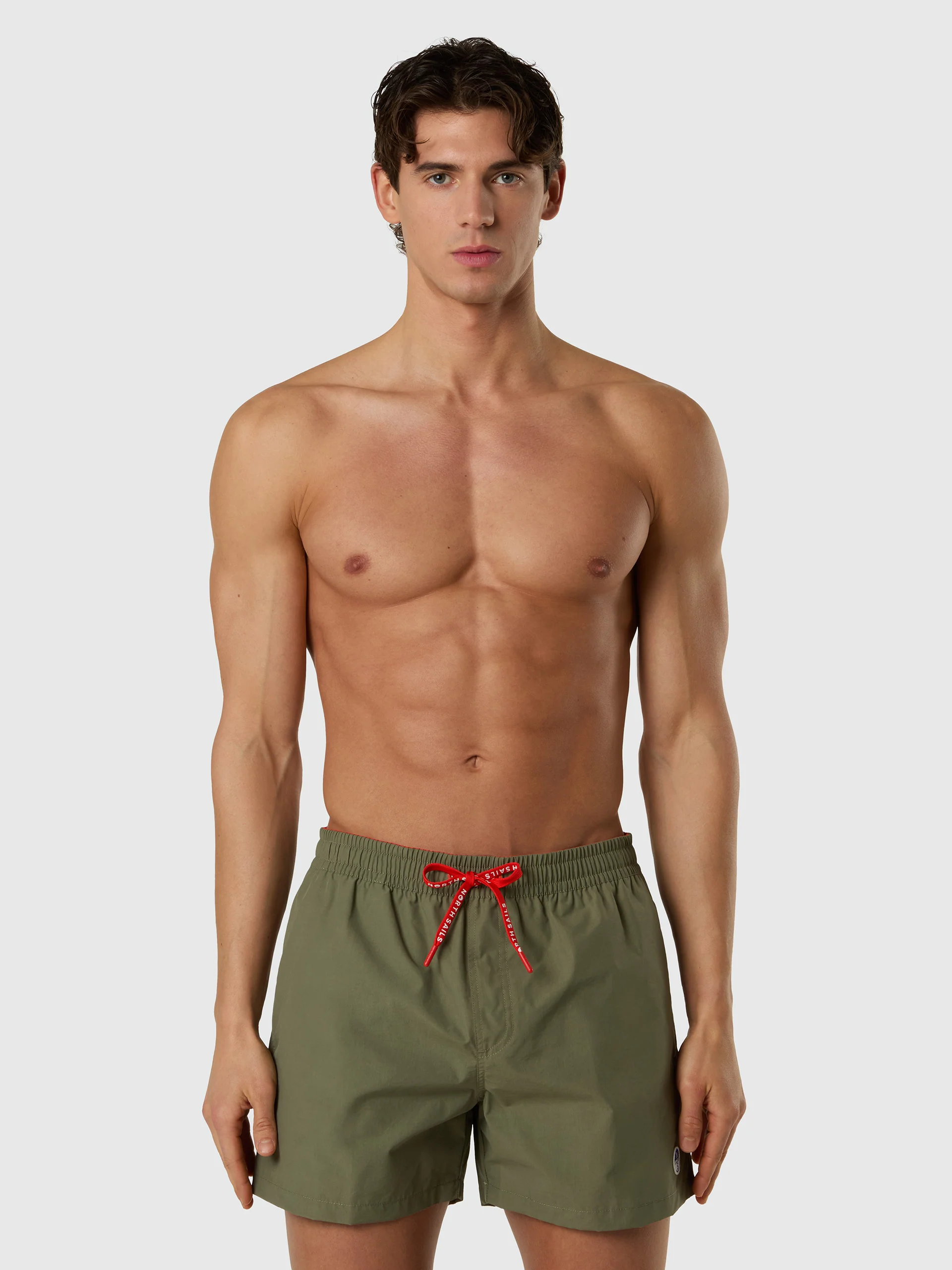 Swim shorts with logo patch - Image 8