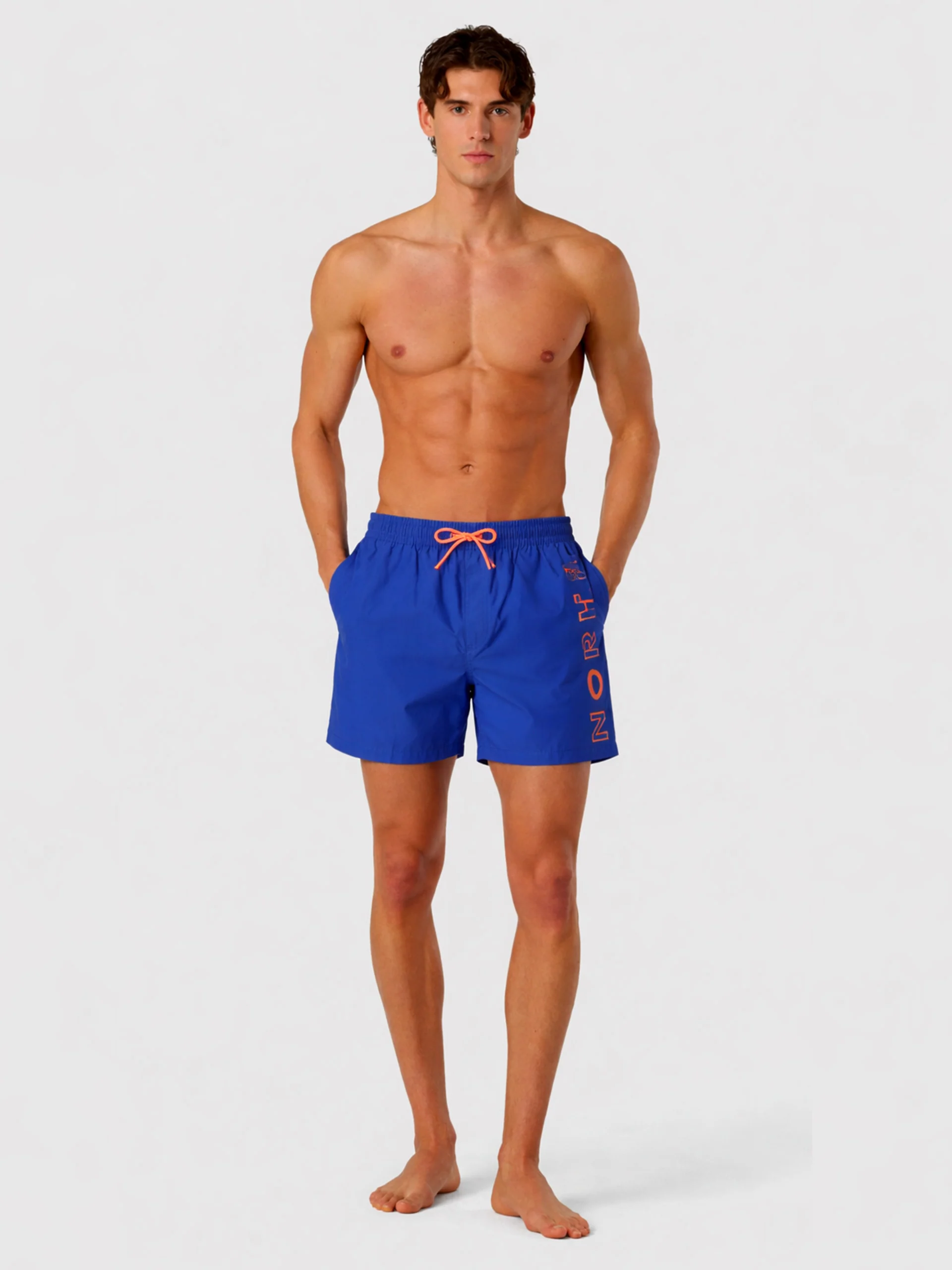 Swim shorts with vertical print - Image 18