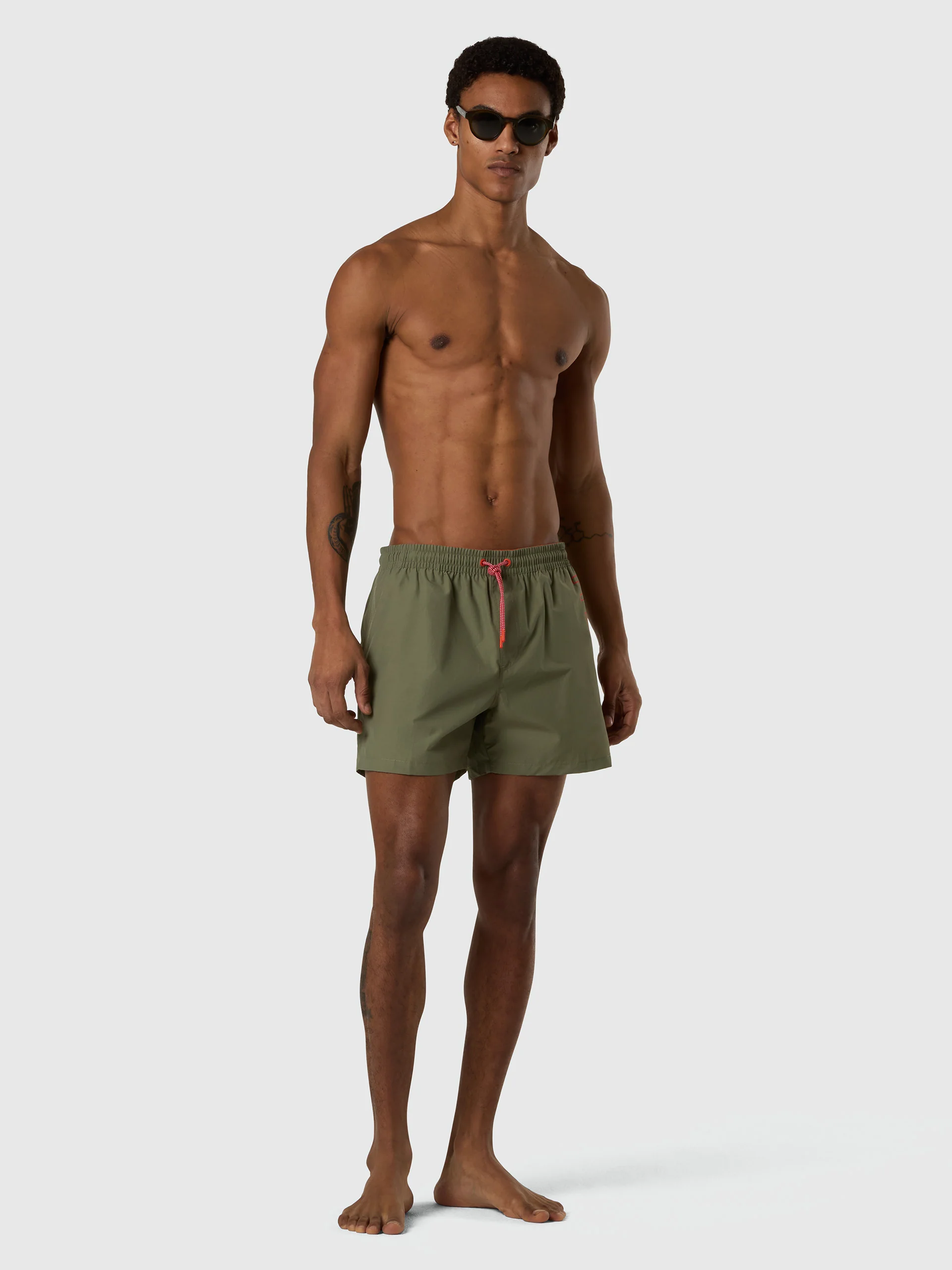 Swim shorts with vertical print - Image 5