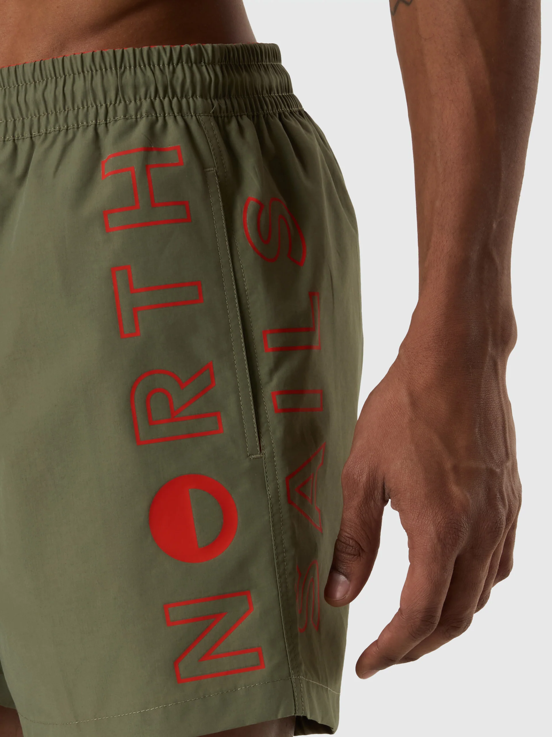 Swim shorts with vertical print - Image 6