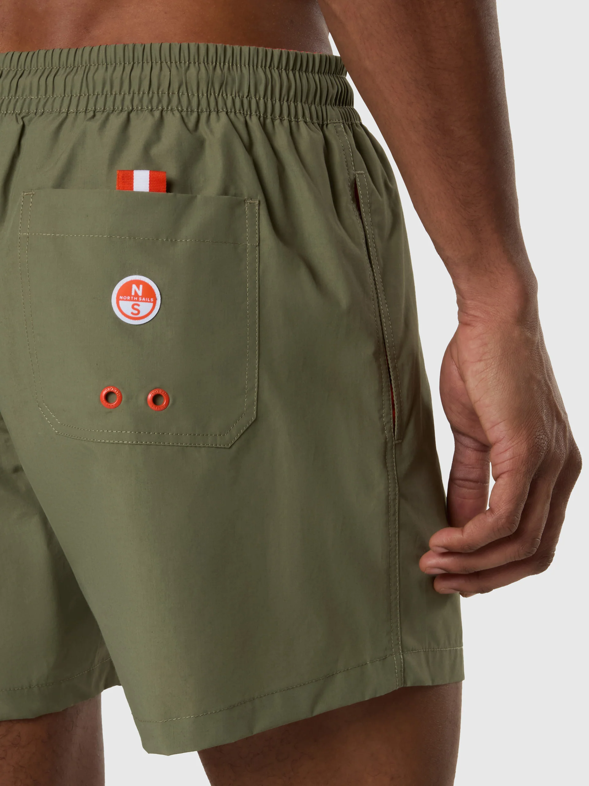 Swim shorts with vertical print - Image 7