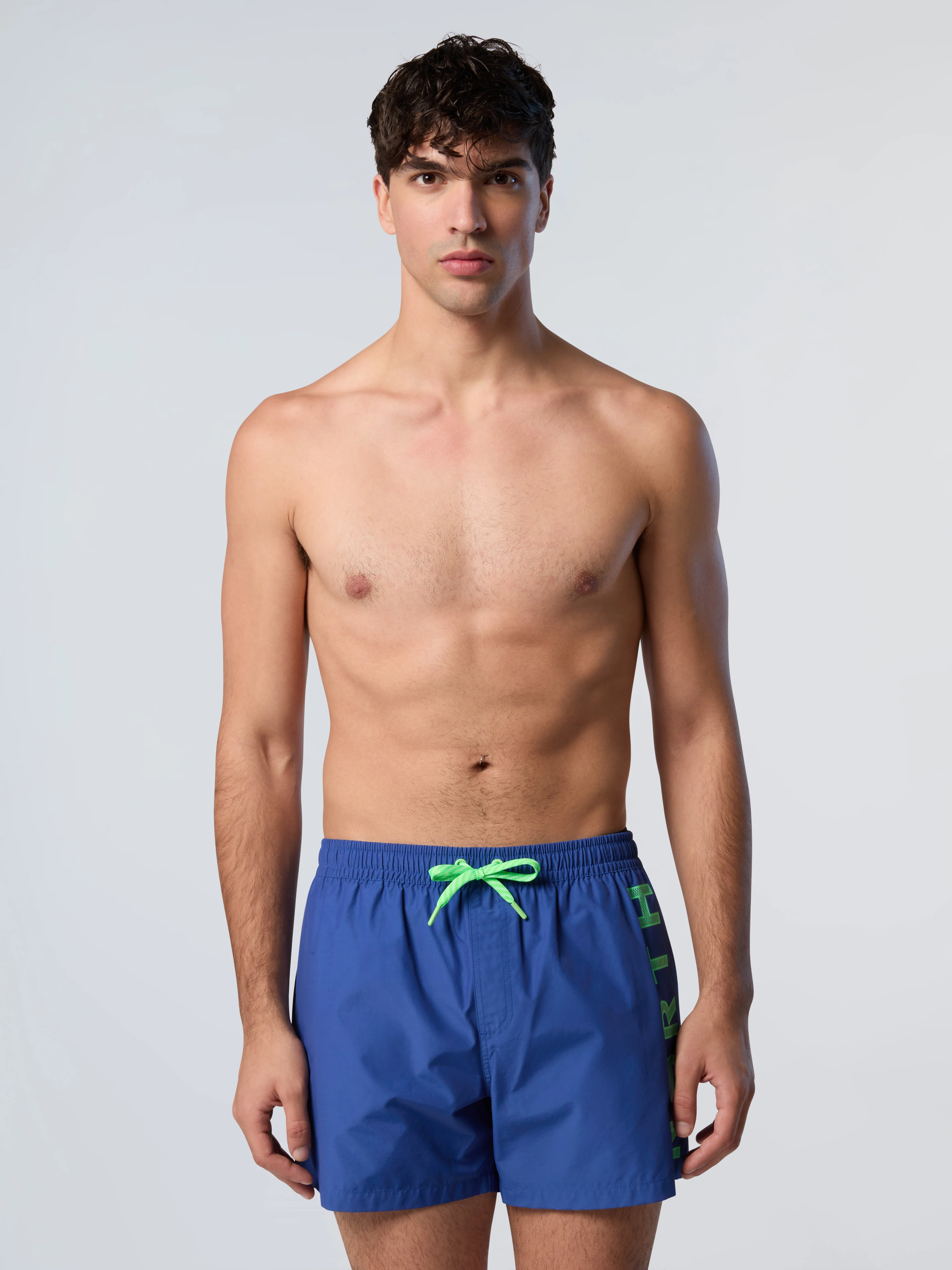 Swim shorts with vertical print - Image 14