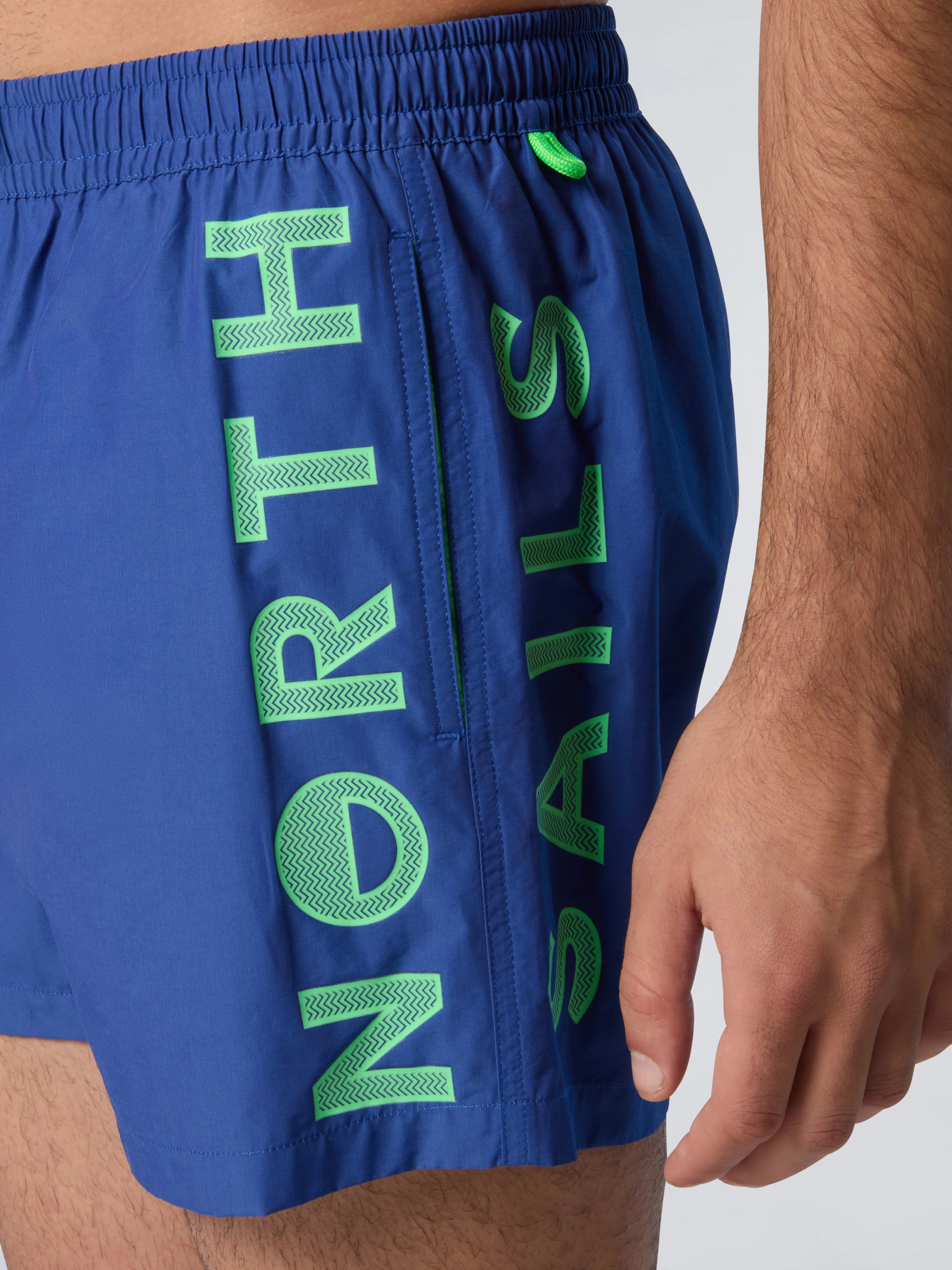 Swim shorts with vertical print - Image 19