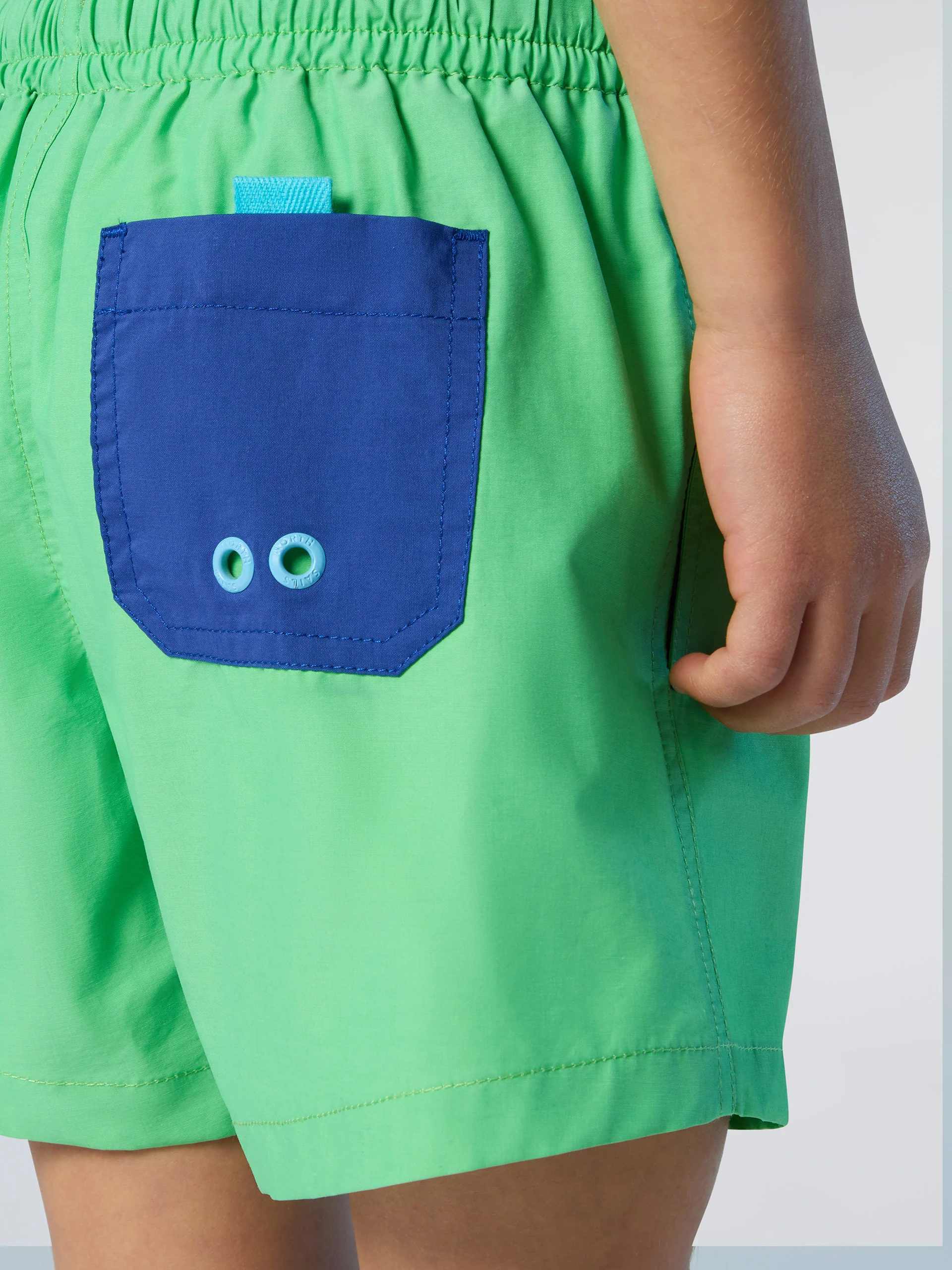 Swim shorts with contrast pocket - Image 13
