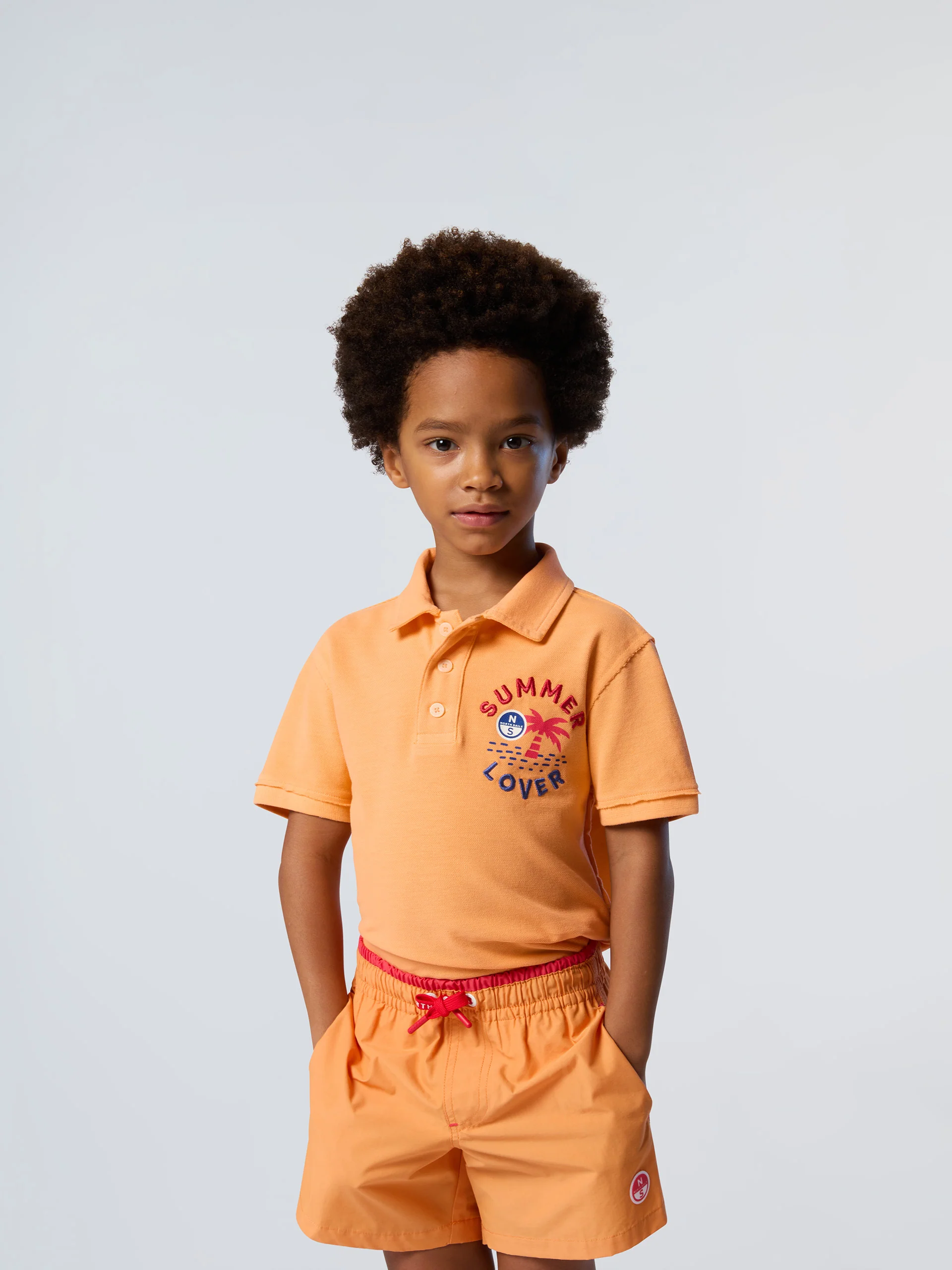 Swim shorts with contrast pocket - Image 15
