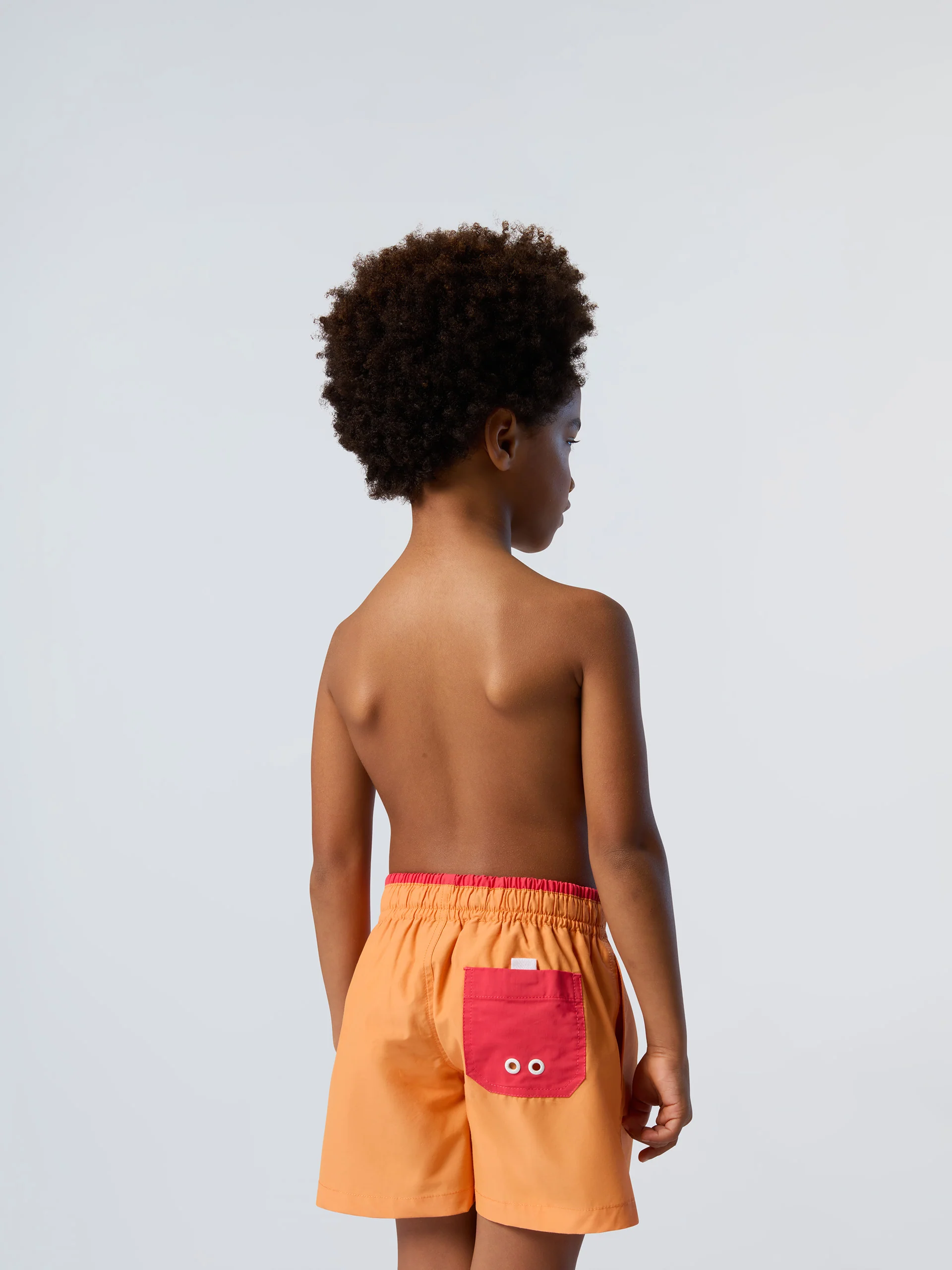 Swim shorts with contrast pocket - Image 17