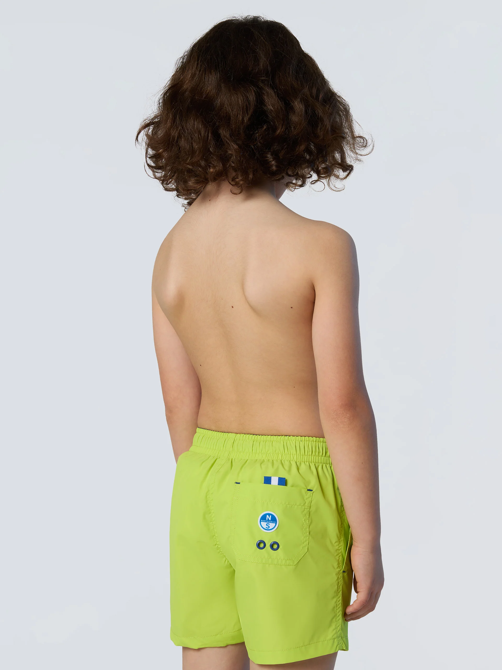 Swim shorts with vertical print - Image 11